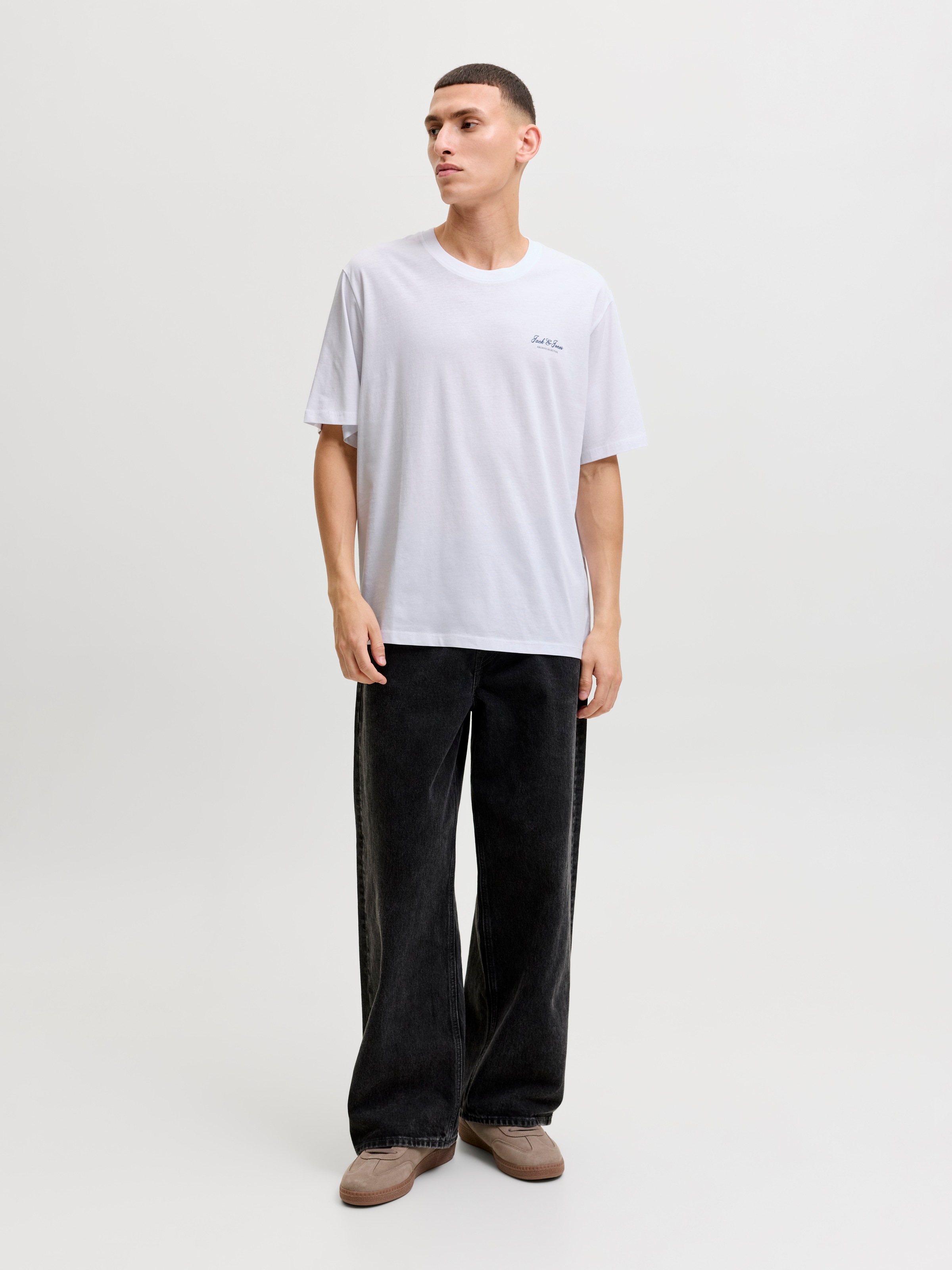 Jack & Jones T-Shirt »JJEARCHIVE GRAPHIC TEE SS O-NECK 3PK MP« Packung, 3 Baumwolle, relaxed fit