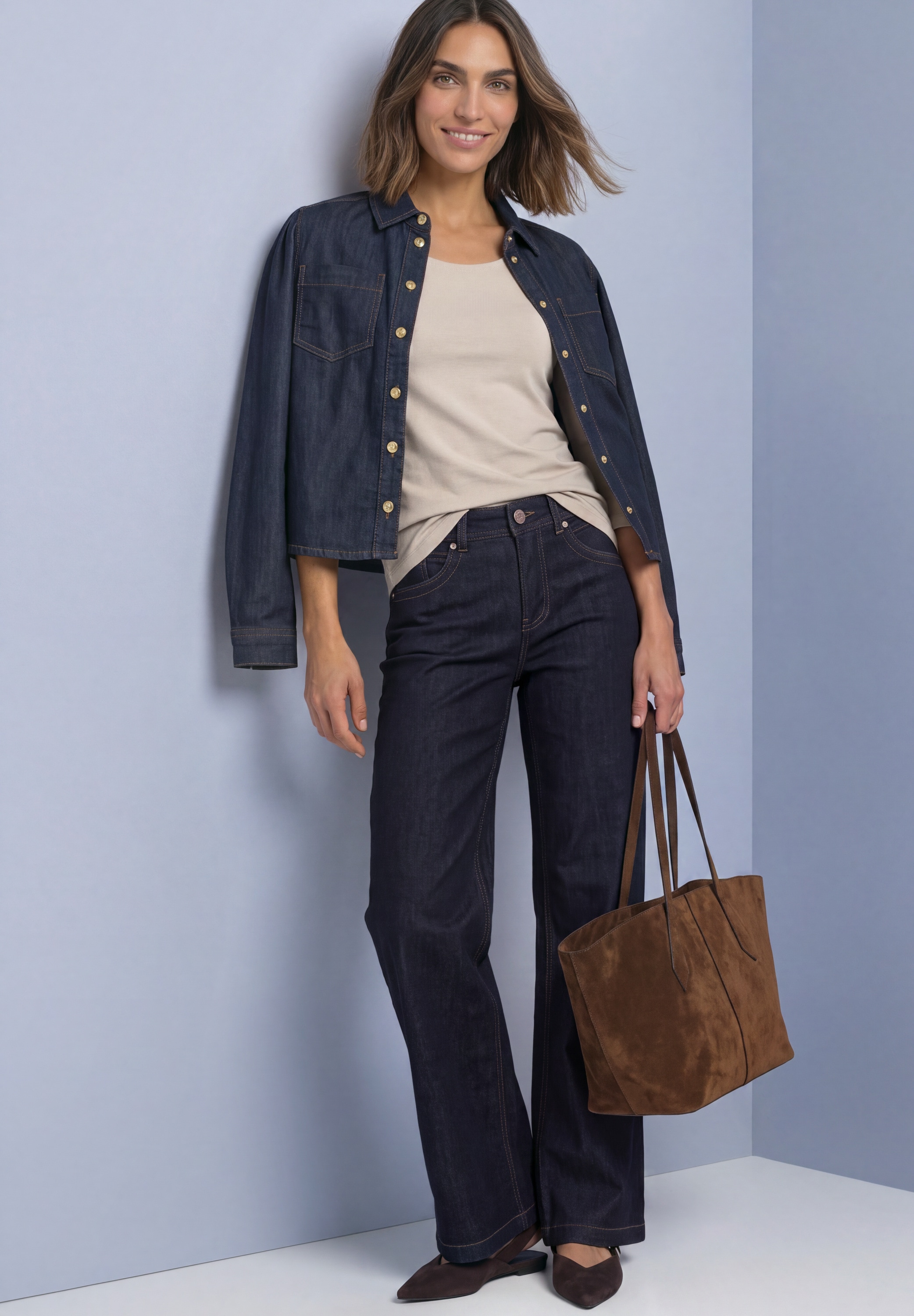 STREET ONE 3/4-Arm-Shirt »Style Pania« im Basic-Style, mit Rundhals