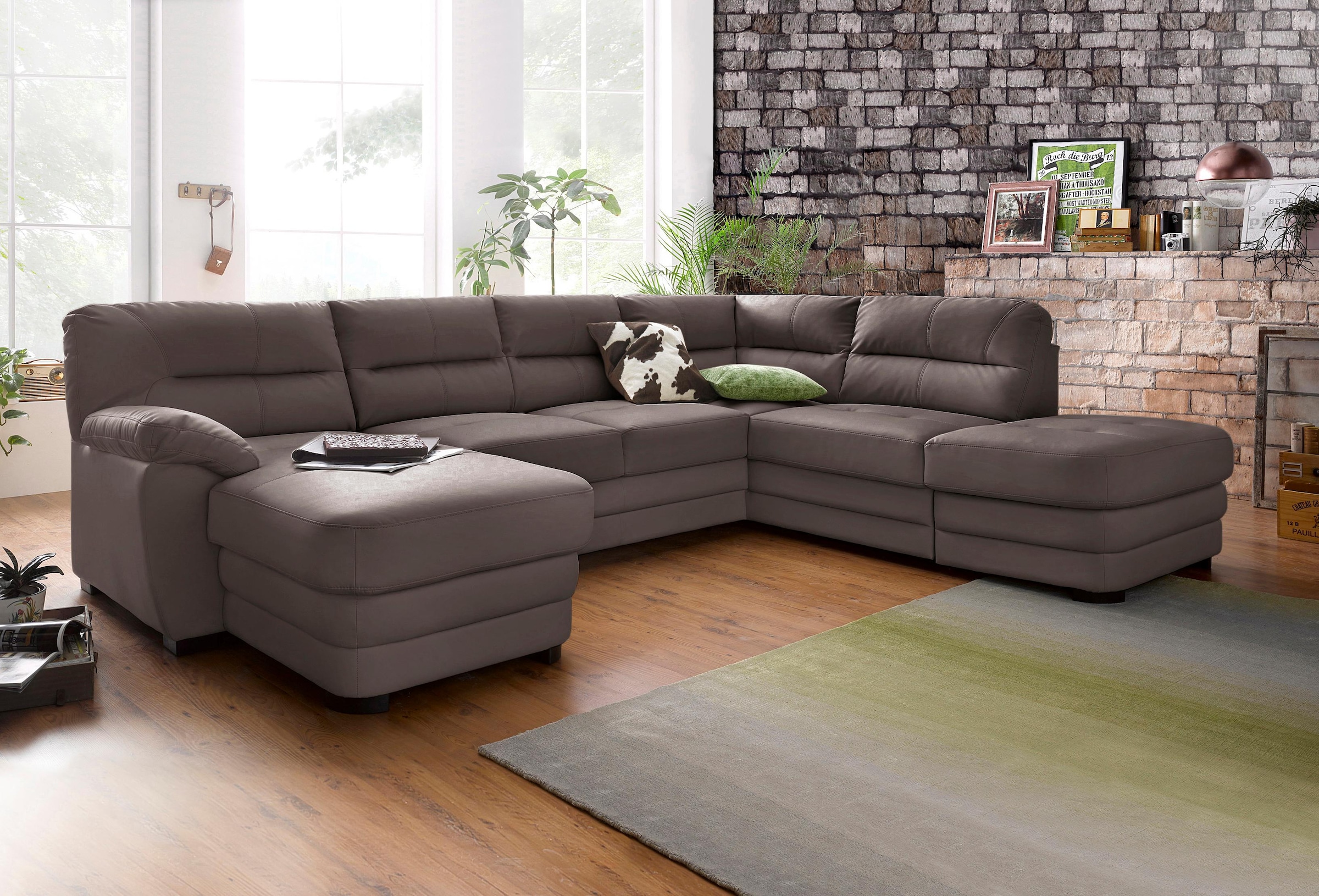 COTTA Wohnlandschaft »Royale U-Form« wahlweise mit Bettfunktion günstig online kaufen