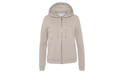 Kapuze SIZE bestellen ZIPUP P/TERRY 1985 an Hilfier Hilfiger Curve HOODY«, PLUS Tommy CURVE,mit »CRV Tommy Kapuzensweatjacke der Markenstreifen online REG