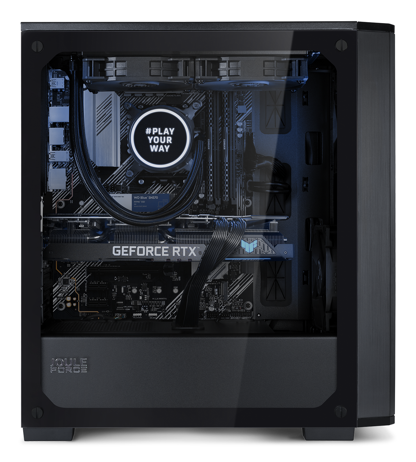 Joule Performance Gaming-PC »Gaming PC RTX4070 I7 32GB 1TB L1127399«, Wasserkühlung