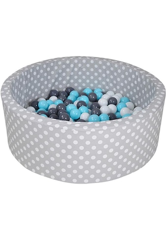 Knorrtoys® Bällebad »Soft, Grey White Dots«, mit 300 Bällen creme/Grey/lightBlue; Made... kaufen