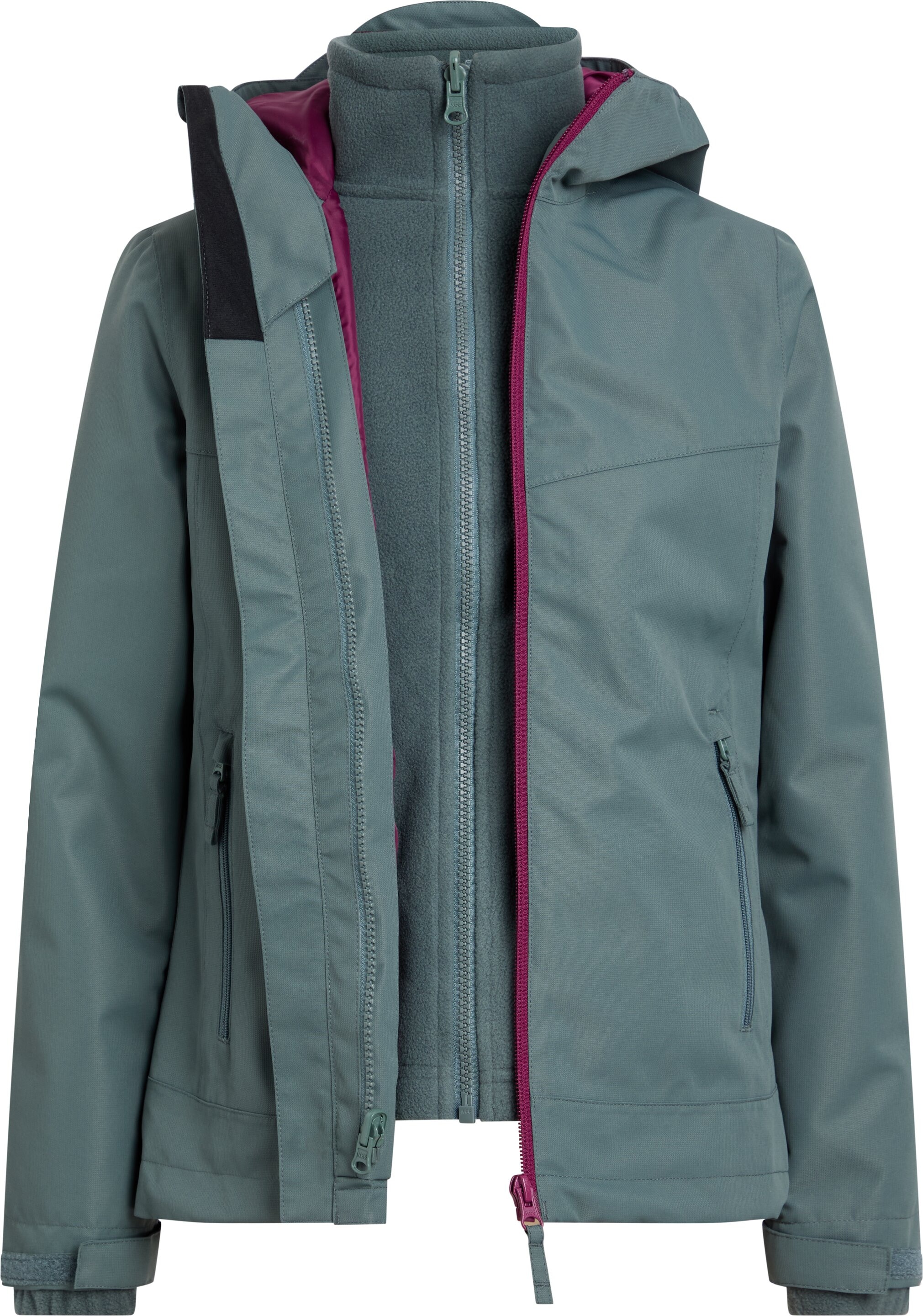 McKINLEY Outdoorjacke »Funktions-Jacke Justin 3:1 III G« mit Kapuze mit AQUAMAX-Membran, atmungsaktiv 5000