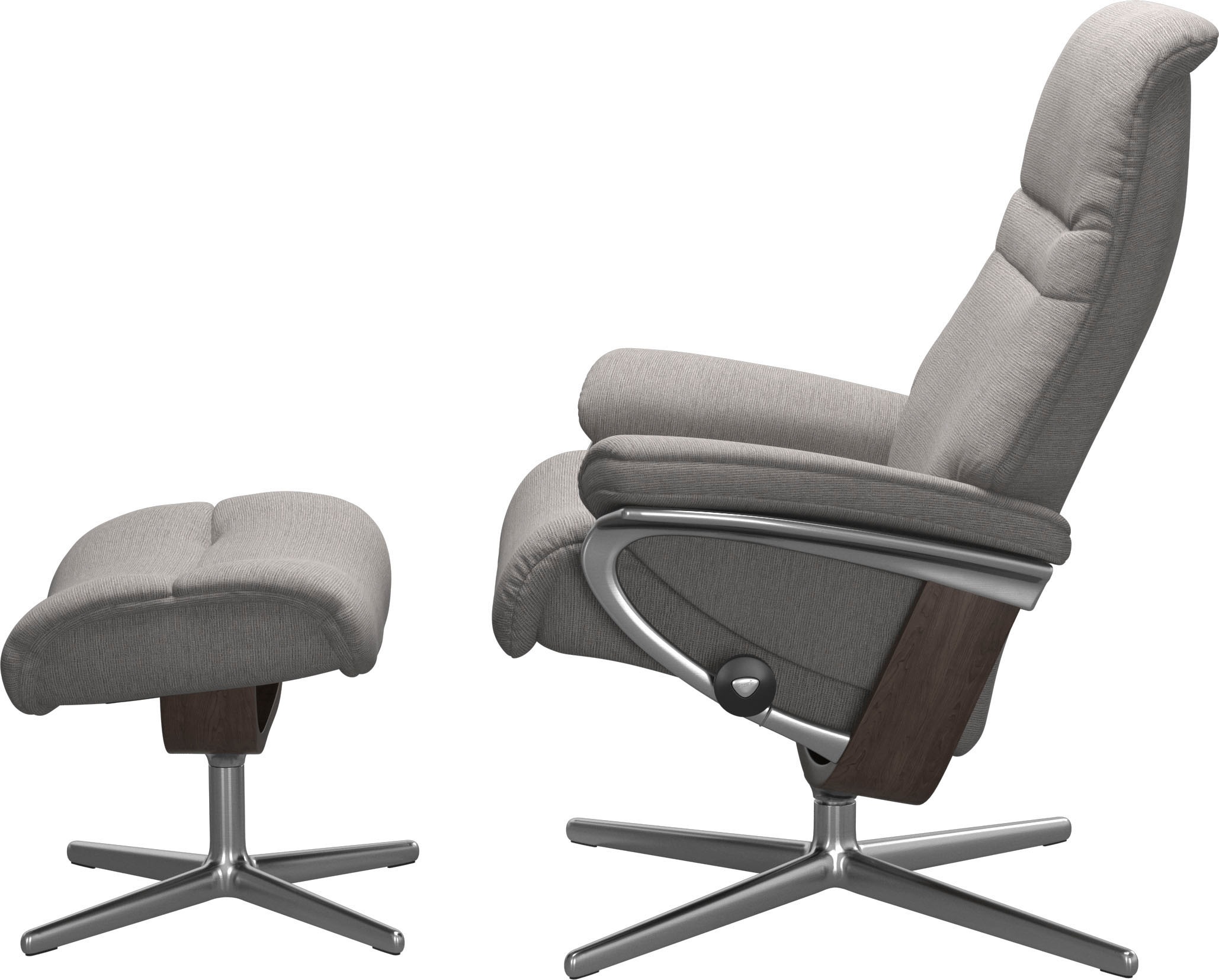 Stressless® Fußhocker »Sunrise«, mit Cross Base, Größe S, M & L, Holzakzent Wenge