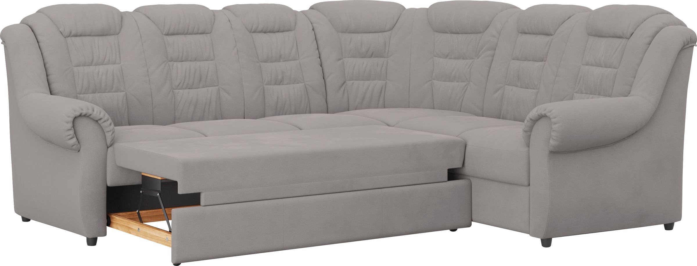 Home affaire Ecksofa »Boston L-Form«, mit hoher Rückenlehne, wahlweise mit Bettfunktion & Stauraum