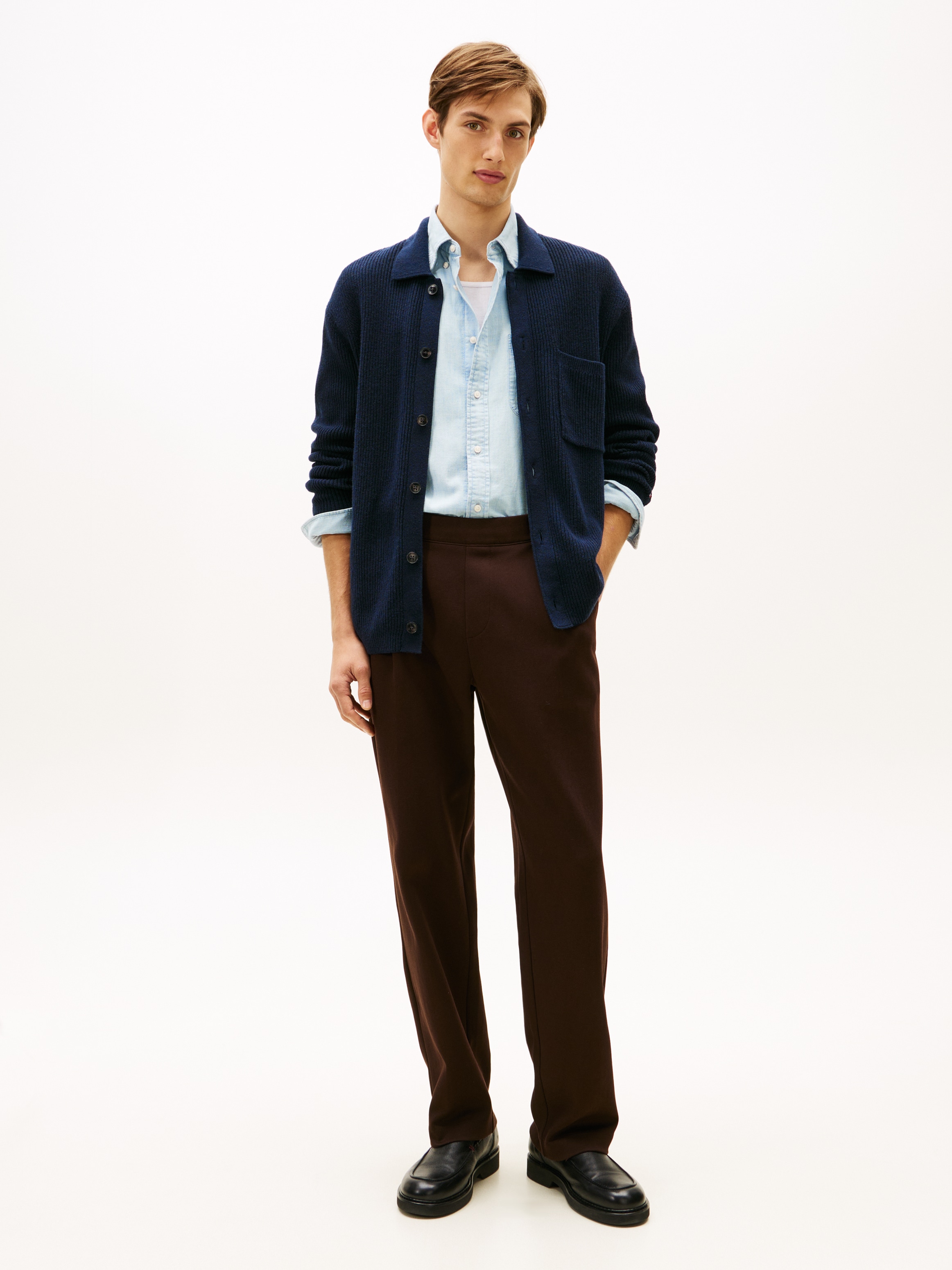 Tommy Hilfiger Cardigan »FISHERMAN RIB COACH«