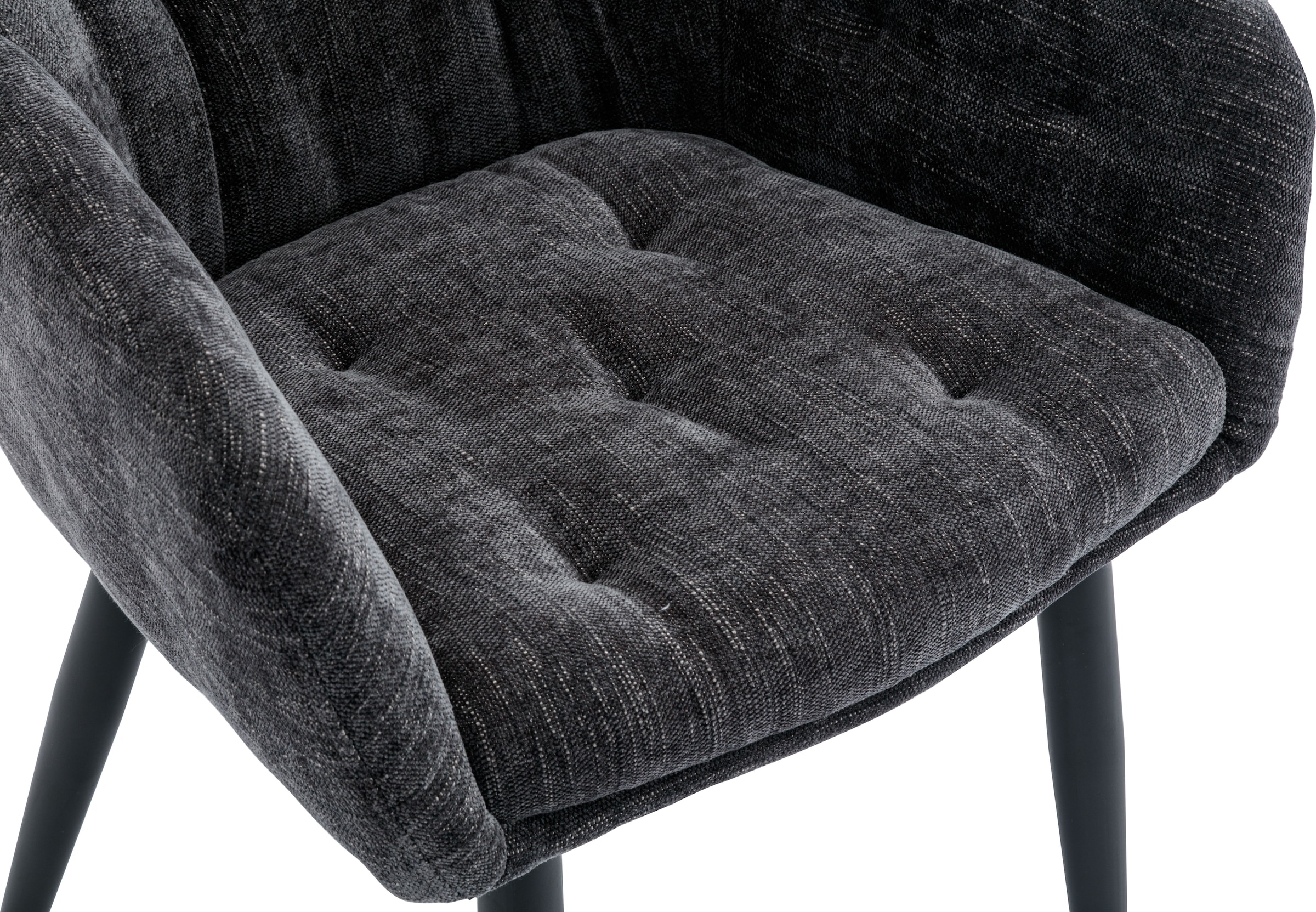 Home affaire Esszimmerstuhl »Cannes«, (Set), 2 St., Boucle, mit Bouclé Bezug