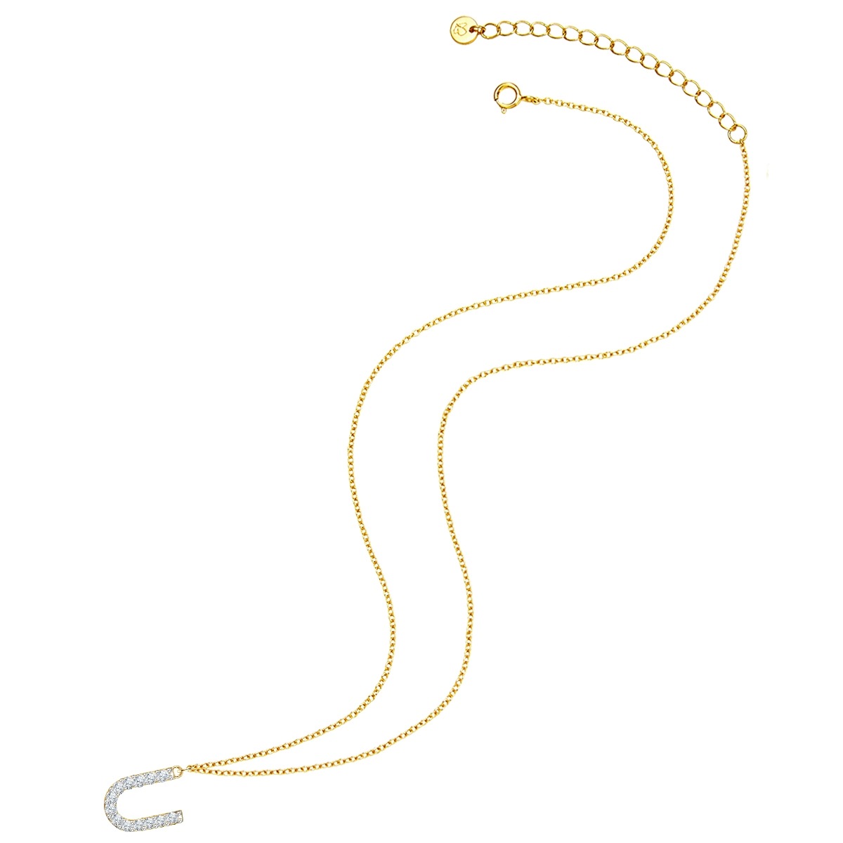 Glanzstücke München Kette mit Anhänger »GSM1950« mit Buchstaben-Anhänger