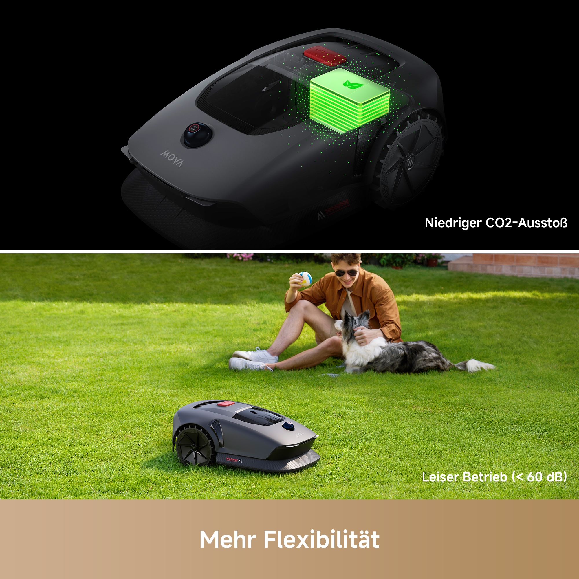 Mova Rasenmähroboter »»MOVA 600 Kit««, (mit Ladestation und umfangreichem Zubehör), 600m², Ersatzklingen, Schnitthöhe (2-6cm)