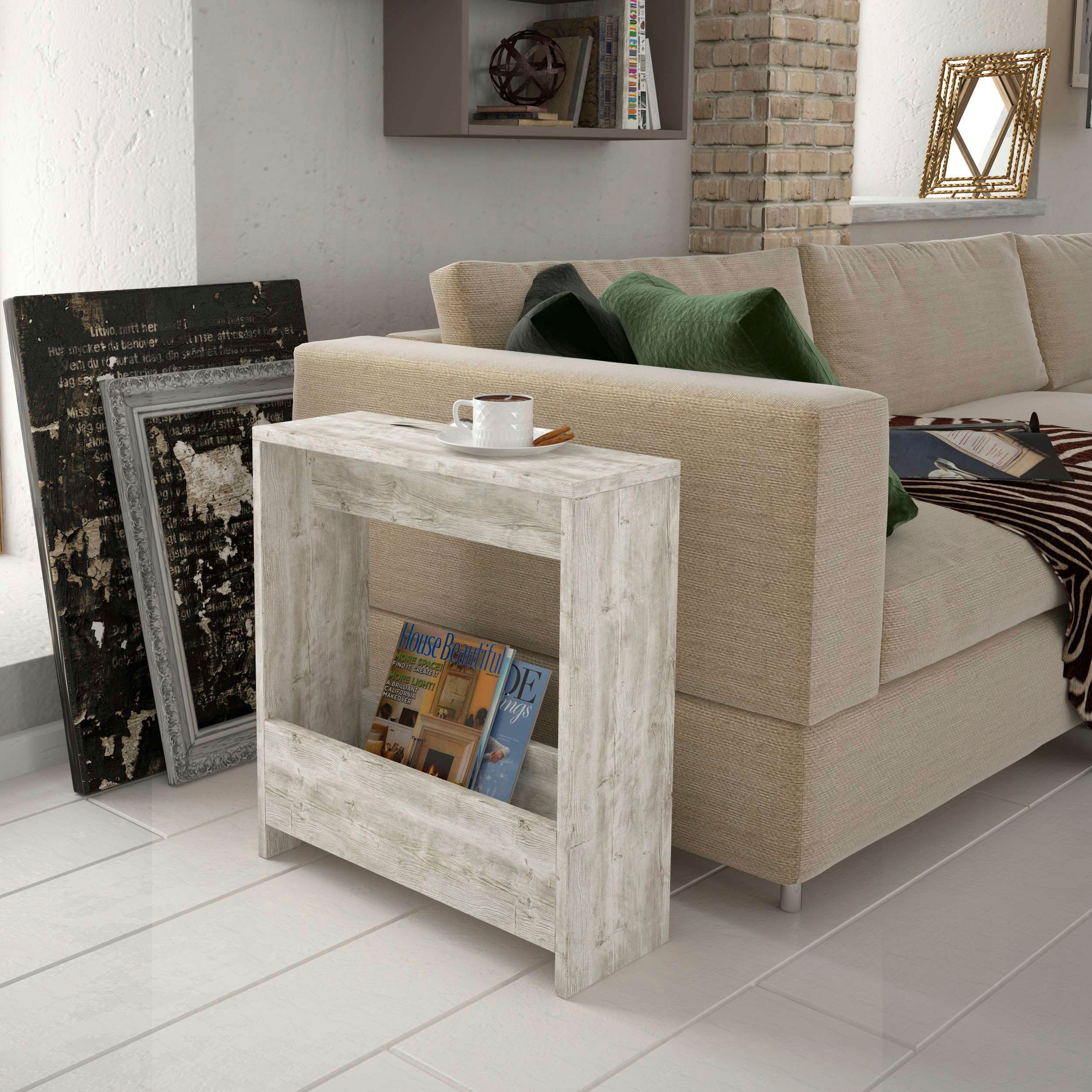 Decortie Beistelltisch »SIMPI BEISTELLTISCH«, (Packung, 1 St.), Leichte Montage, Lagerung, Platzsparend