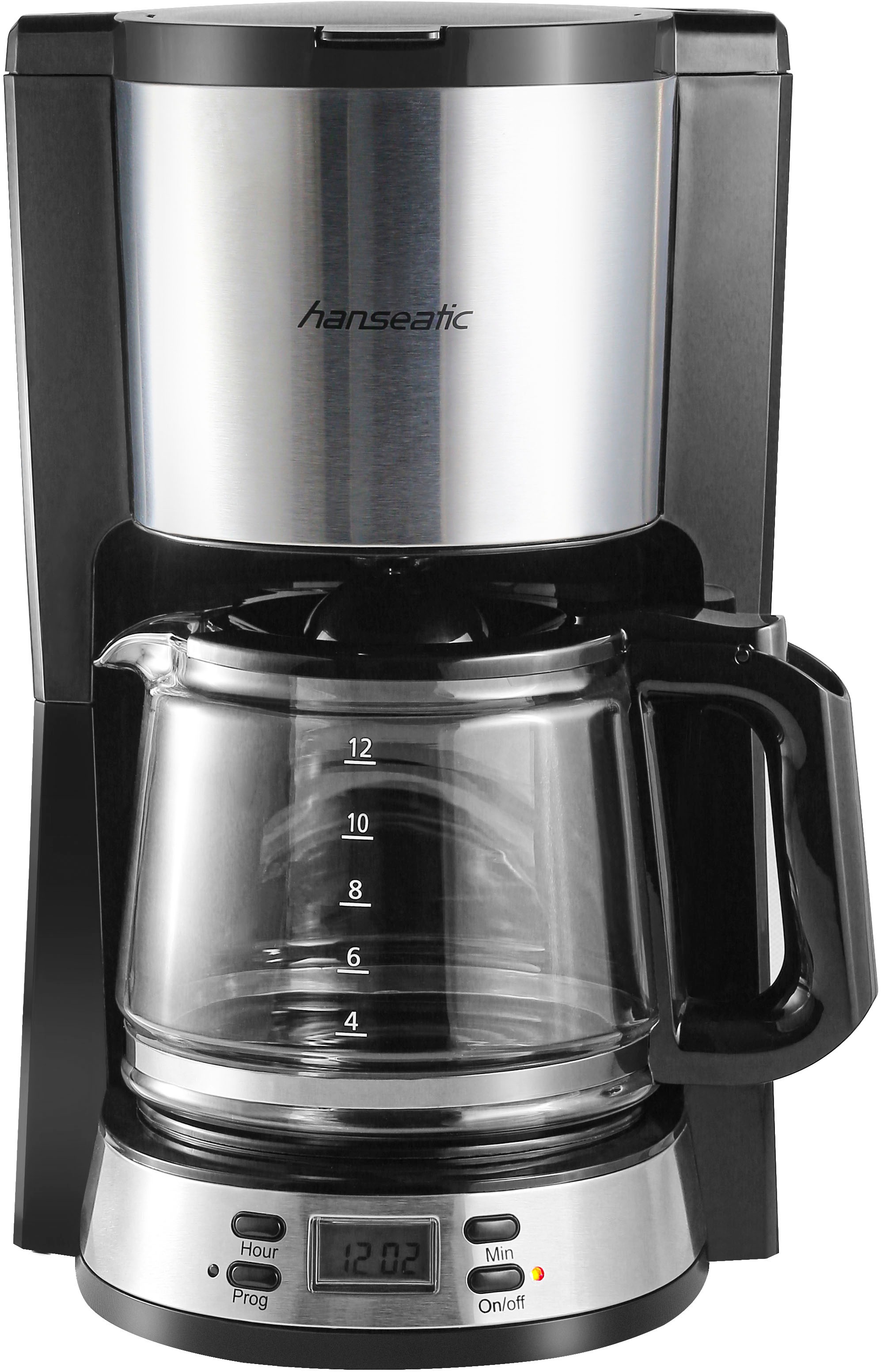 Hanseatic Filterkaffeemaschine »HCMD151000SD«, 1,5 l Kaffeekanne, Papierfil günstig online kaufen
