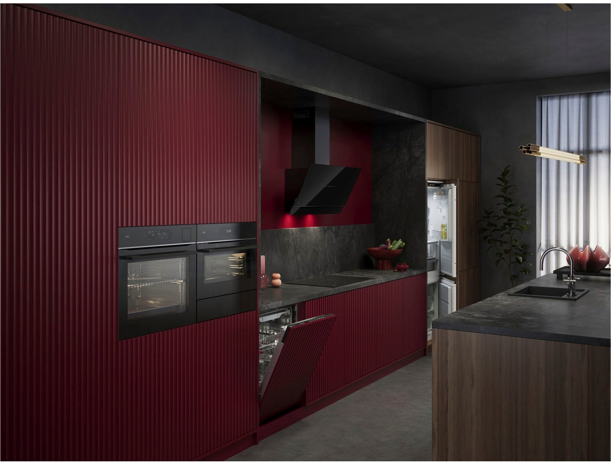 AEG vollintegrierbarer Geschirrspüler Serie 9000, 60 cm, WiFi »GI9210X2CT« 14 tlg. Maßgedecke Flüsterleise Spülmaschine 35 dB nur 8,4 l Verbrauch & EEK A-10 %