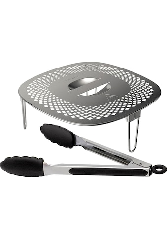 Grillpfanneneinsatz »HD9954/01 Snack Profi-Kit«, Edelstahl-Silikon, (3 St.),...