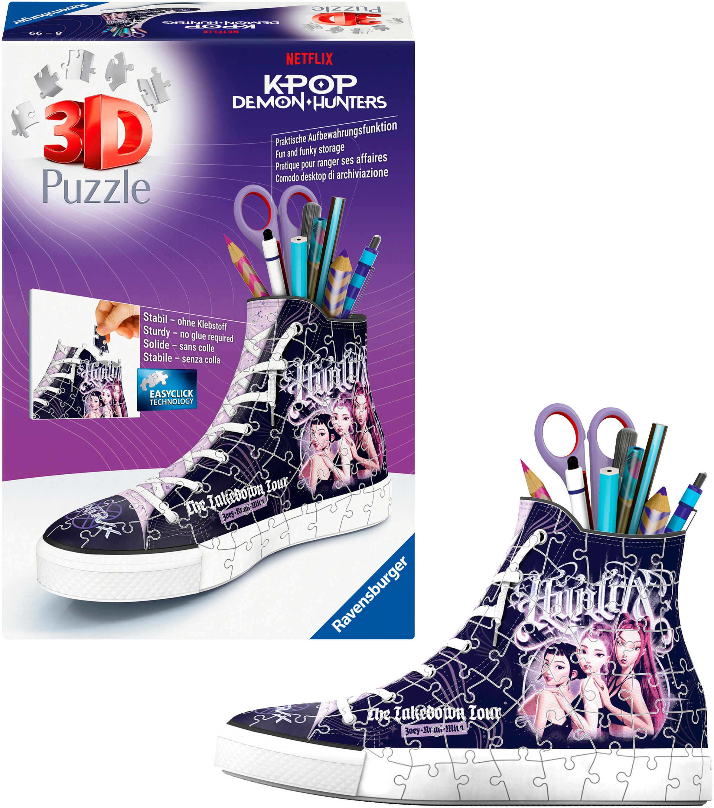 Ravensburger 3D-Puzzle »Sneaker K-Pop Demon Hunters« Made in Europe