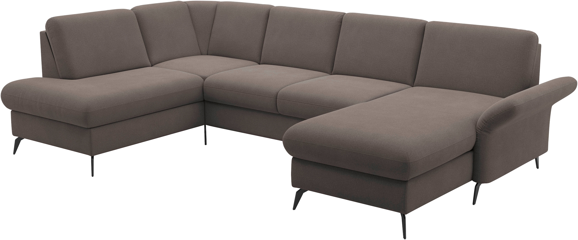 Home affaire Wohnlandschaft »Rochelle«, optional: Armteilverstellung, klappbar, Bettkasen
