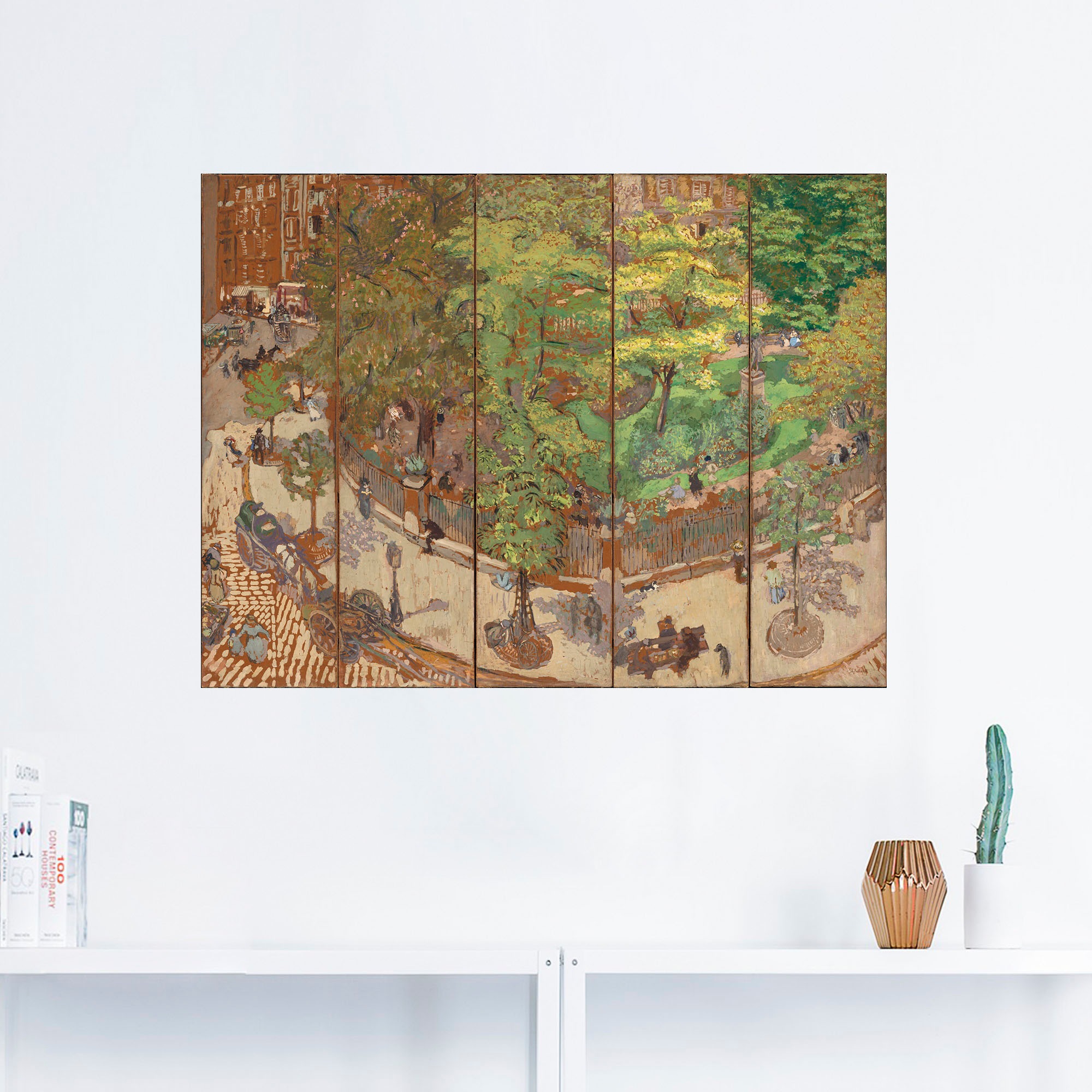 Artland Wandbild »Place Vintimille. 1911«, Italien, (1 St.), als Alubild, Leinwandbild, Wandaufkleber oder Poster in versch. Größen