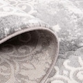 Carpet City Teppich »Platin 8058«, rechteckig, 11 mm Höhe, Kurzflor, Bordüre, Glänzend durch Polyester, ideal für Wohnzimmer & Schlafzimmer