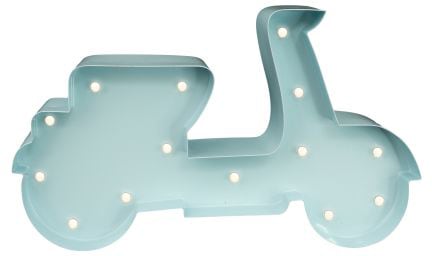 MARQUEE LIGHTS LED Dekolicht »Scooter« LED-Modul 1 Stk. Warmweiß Wandlampe, günstig online kaufen