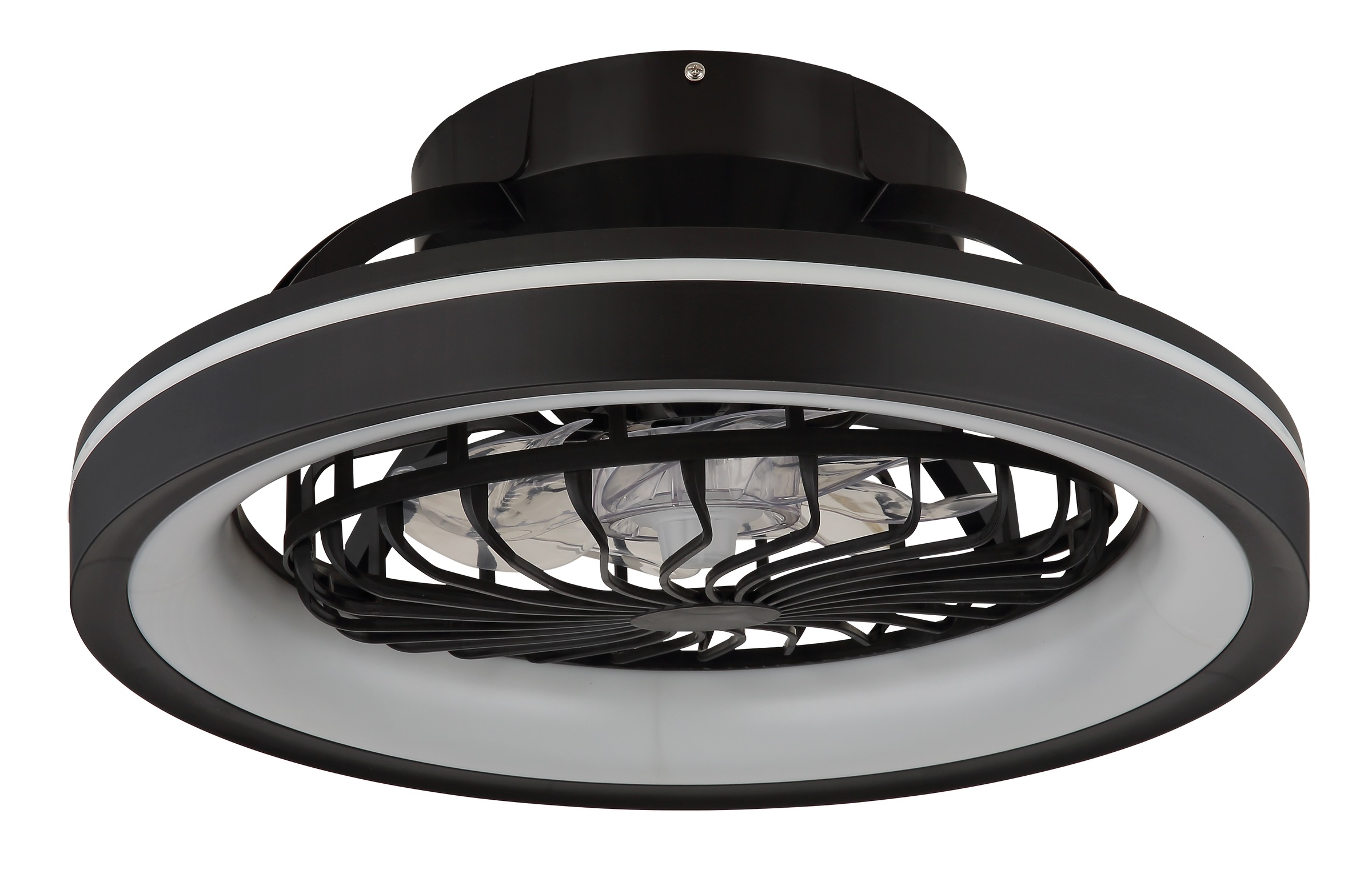 GLOBO LIGHTING Deckenleuchte »DEANNE« LED-Modul 1 Stk. warmweiß - kaltweiß Ventilator opal kühlen-heizen RGB Regenbogen modern Wohnzimmer