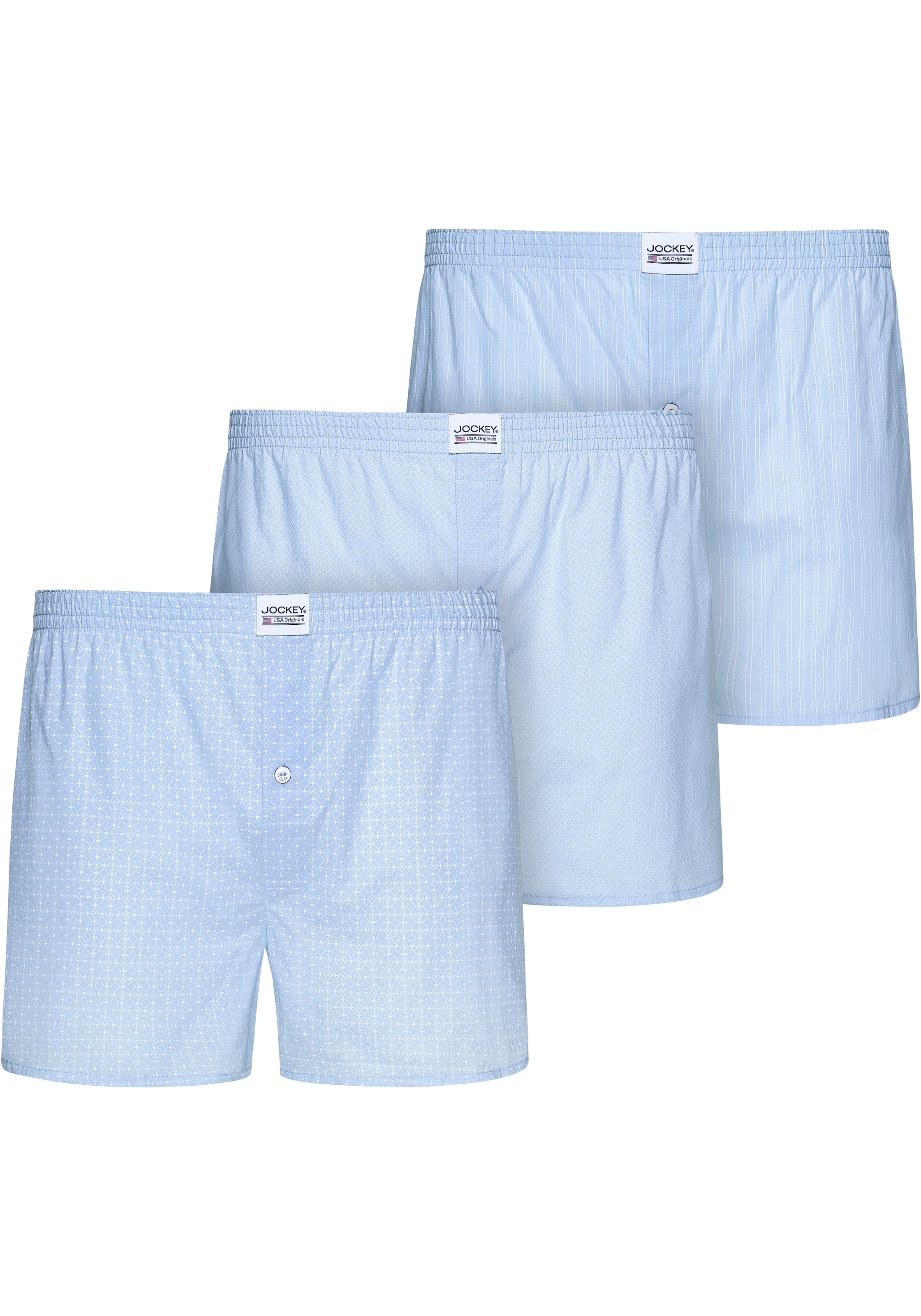 Jockey Webboxer »Boxer Woven« 3er Pack, in 3 Dessins günstig online kaufen