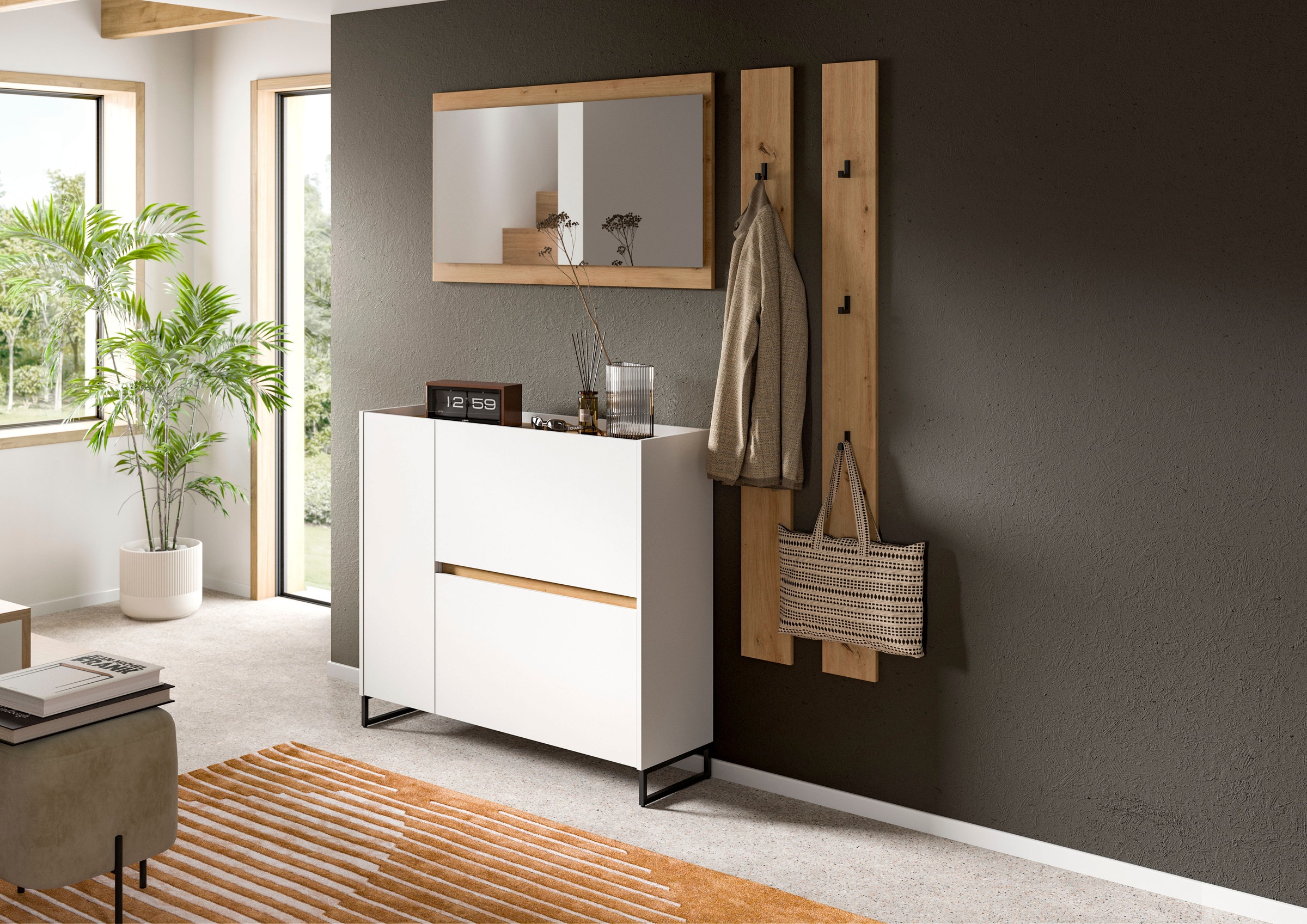 INOSIGN Garderoben-Set »EVRID, 4-teilig, Breite 172 cm, individuell stellba günstig online kaufen