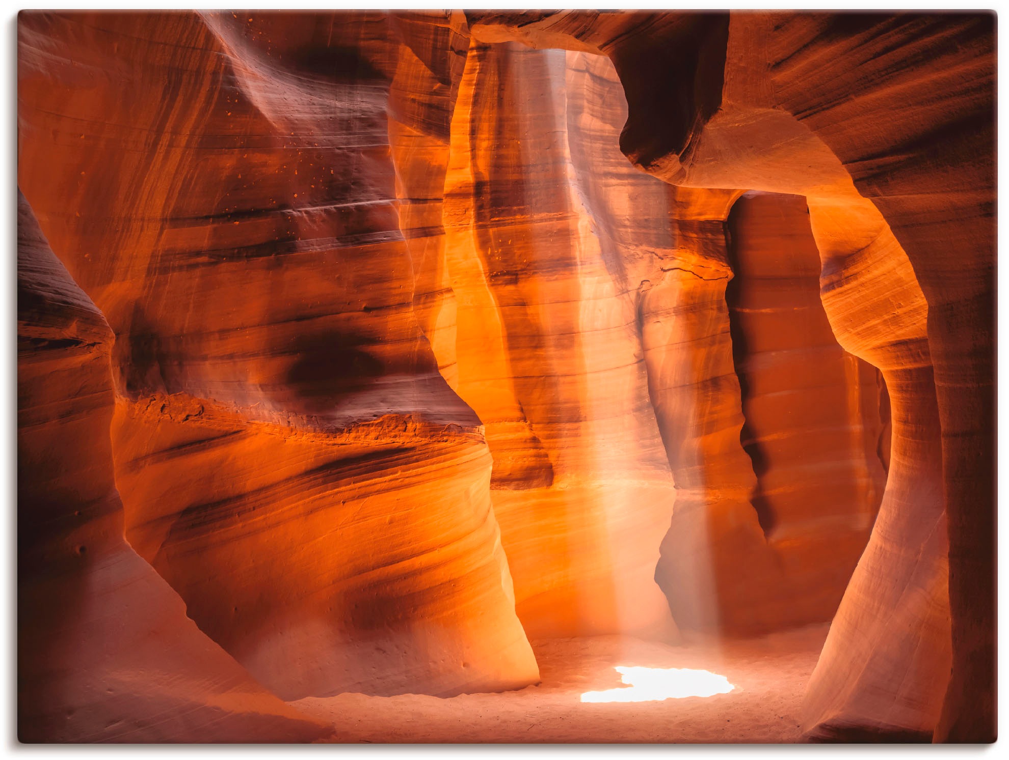 Artland Leinwandbild »Antelope Canyon Lichtsäule II«, Amerika, (1 St.), auf günstig online kaufen