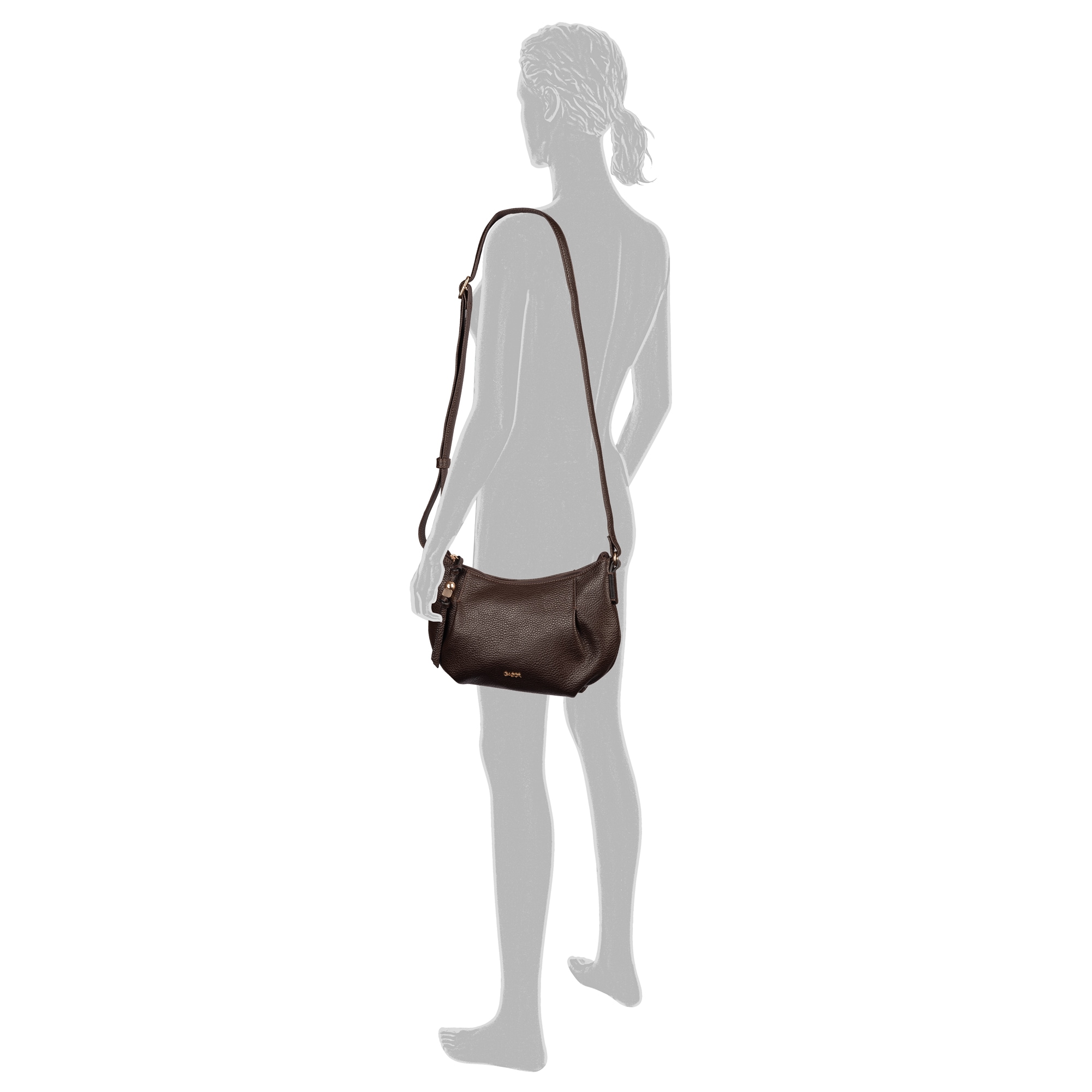 Gabor Umhängetasche »Sedine« Damen Schultertasche mit Logo-Applikation