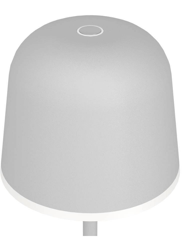 EGLO Tischleuchte »MANNERA«, 1 flammig, Leuchtmittel LED-Modul | LED wechselbar, Nachttischlampe Touch dimmbar, Tischleuchte in Grau und Weiß, IP54