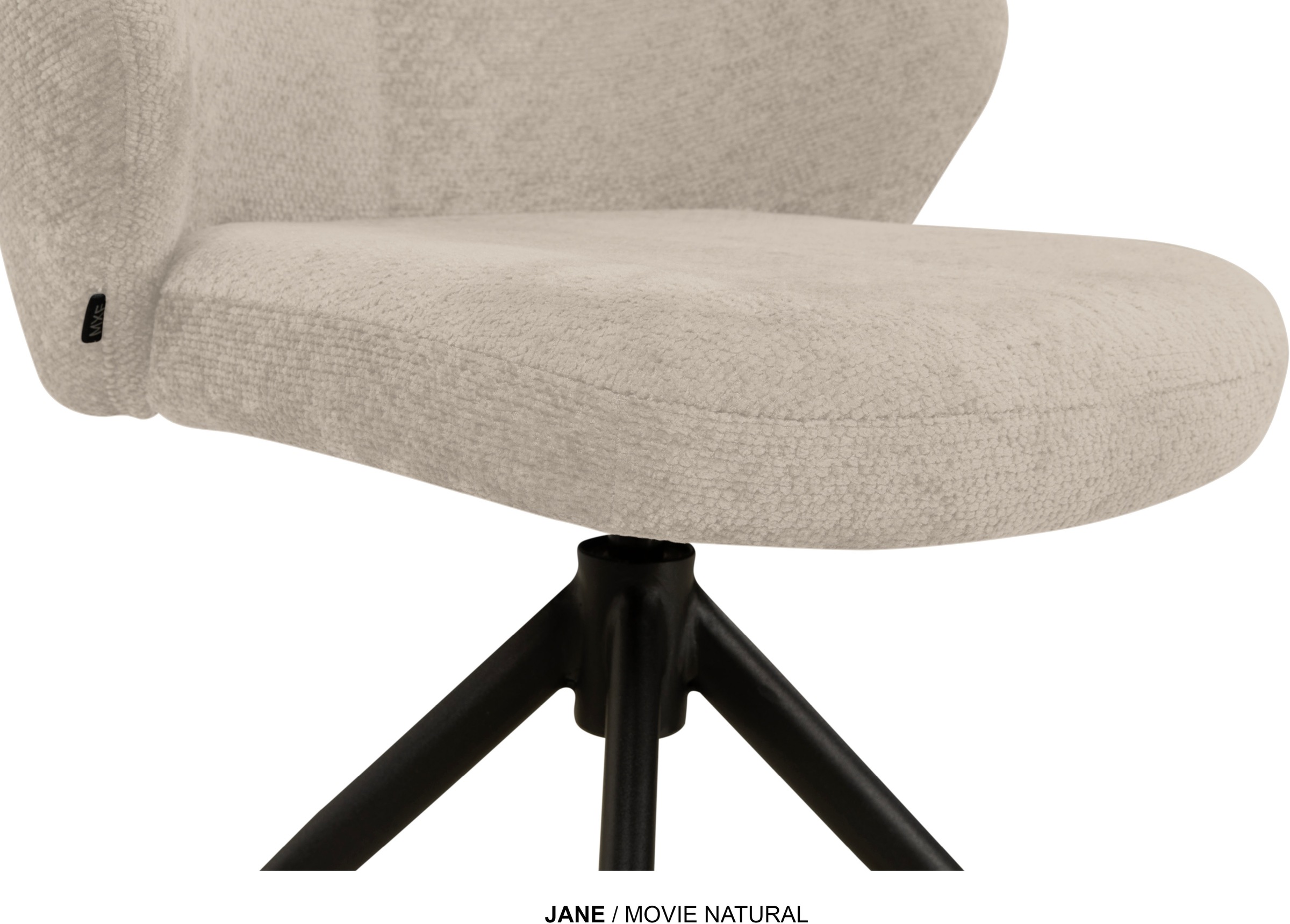 OMG Design Esszimmerstuhl »Jane« (Set) 2 Stk.Drehstuhl mit auto-return, Schalenstuhl