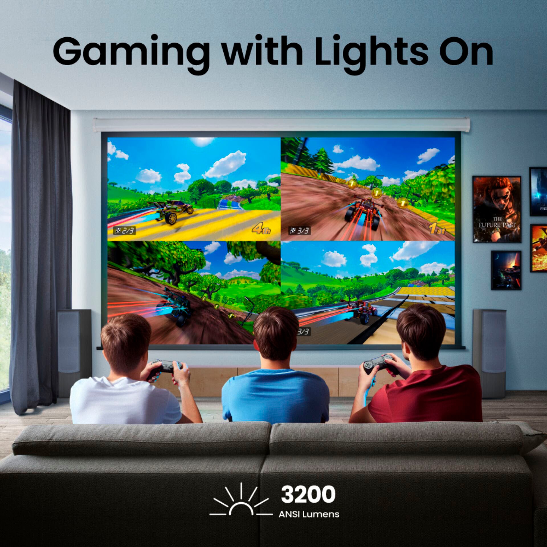 BenQ DLP-Beamer »TK710«, (10000:1)