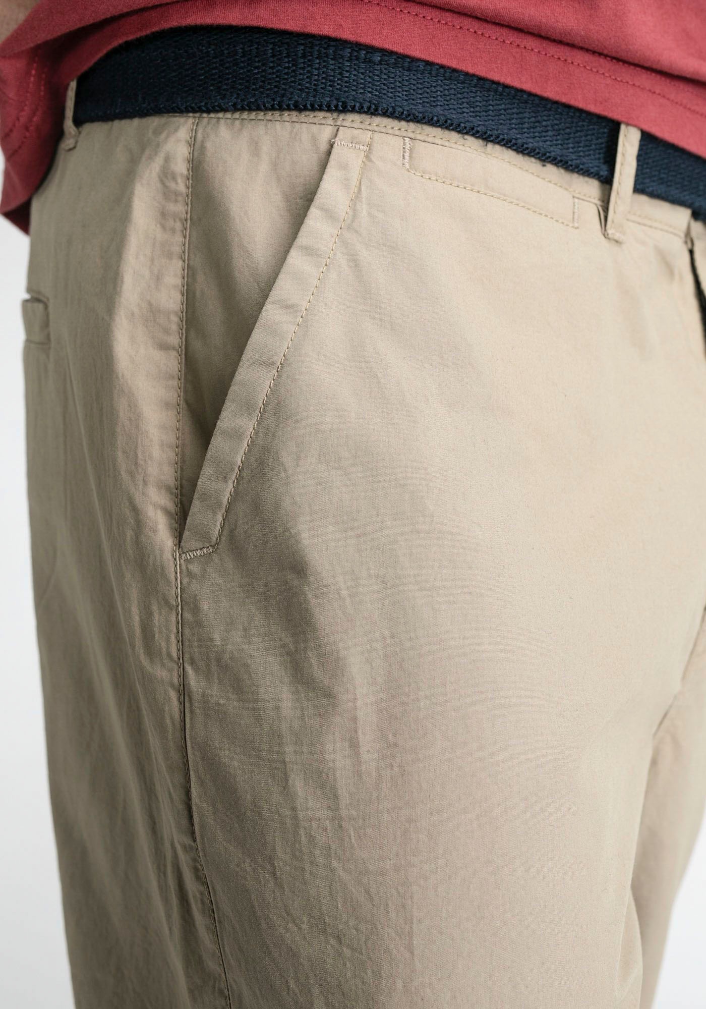 4. Bild von Petrol Industries Chinoshorts, (Set, mit Gürtel)