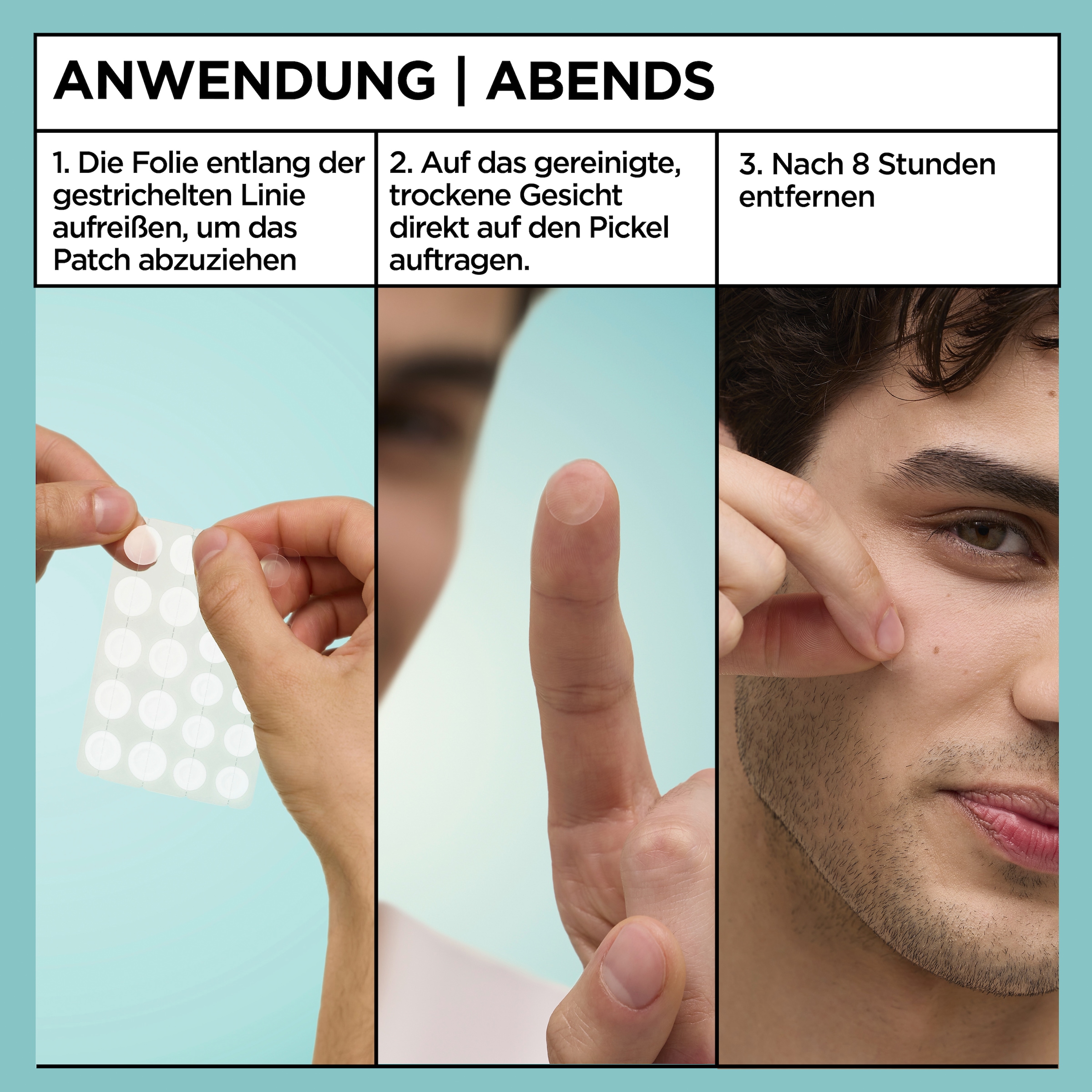 GARNIER Pickel-Tupfer »PIMPLE PATCH ULTRA« für das Gesicht, zur gezielten Anwendung bei unreiner Haut