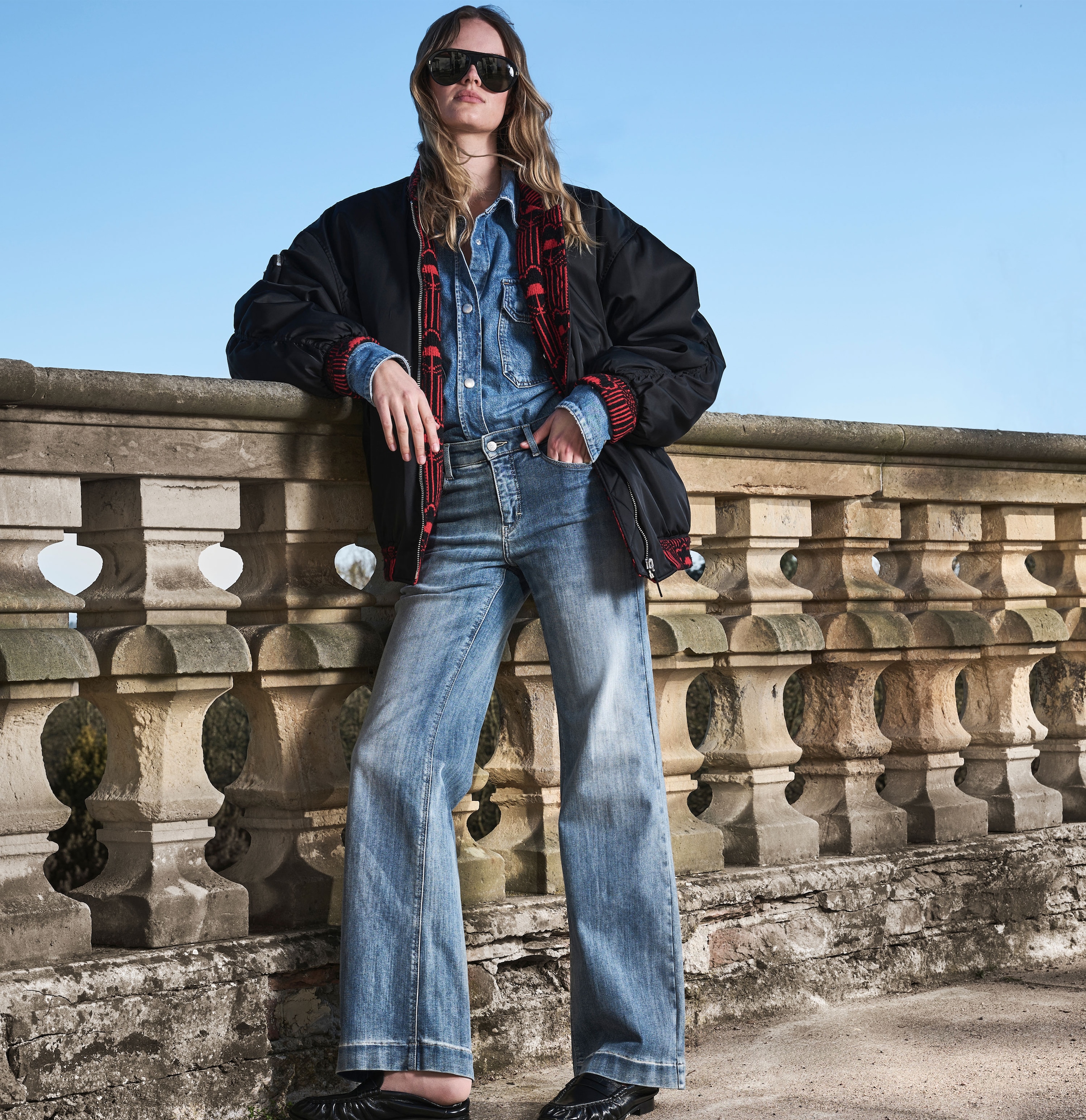 MAC Weite Jeans »Dream Wide authentic« mit formendem Shaping-Effekt