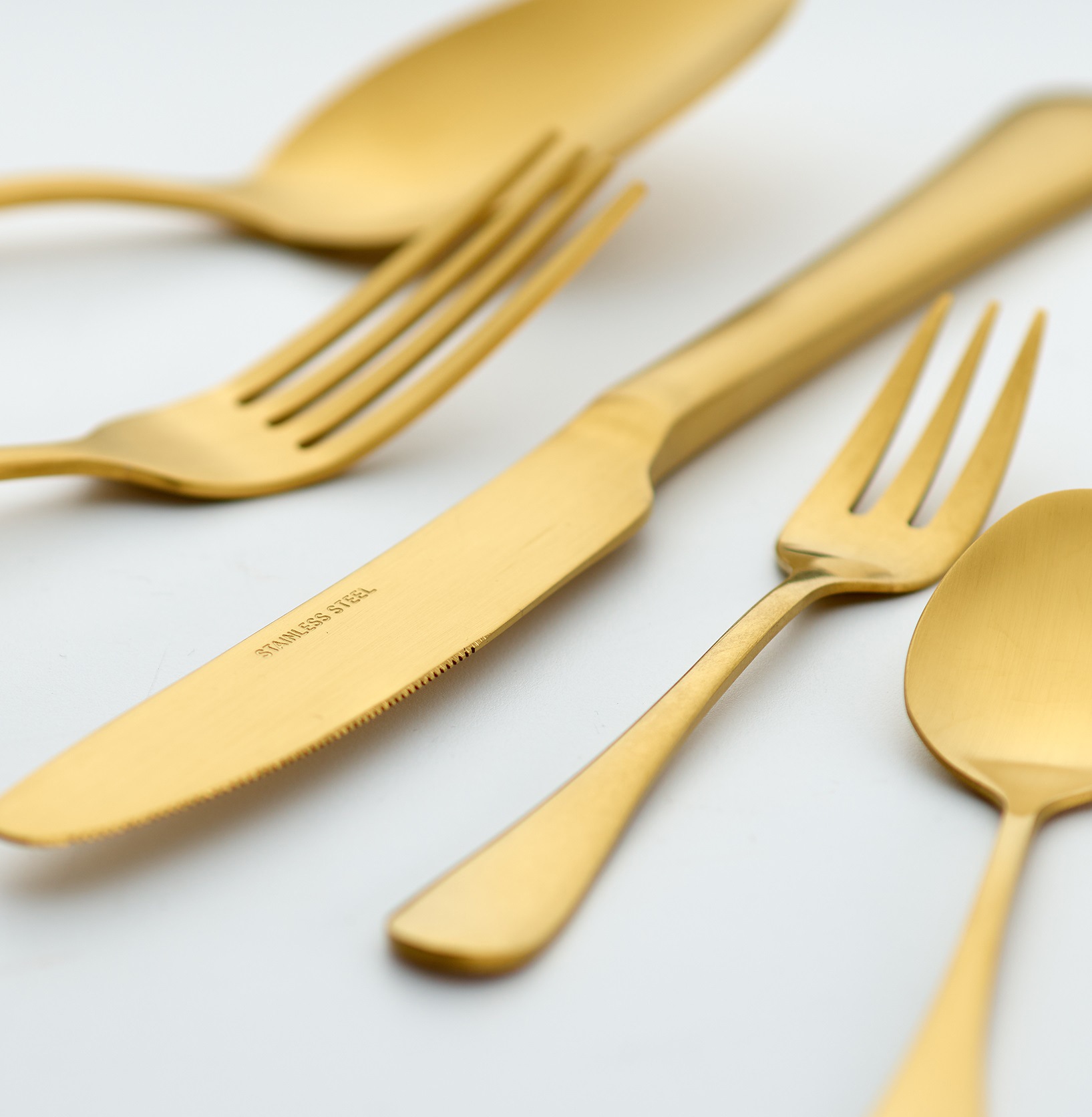 ECHTWERK Besteck-Set »Sorrent«, (Set, 30 tlg.), Tafelbesteck, Stonewashed