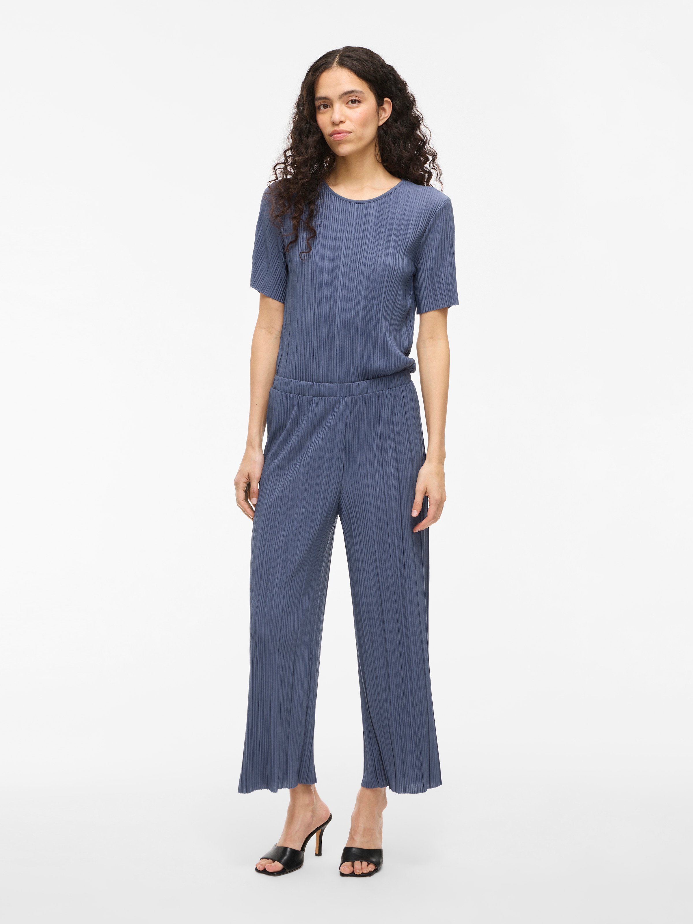 Vila Schlupfhose »VIPLISA HW CULOTTE PANTS - NOOS«, Sommerhose, plissierte Optik