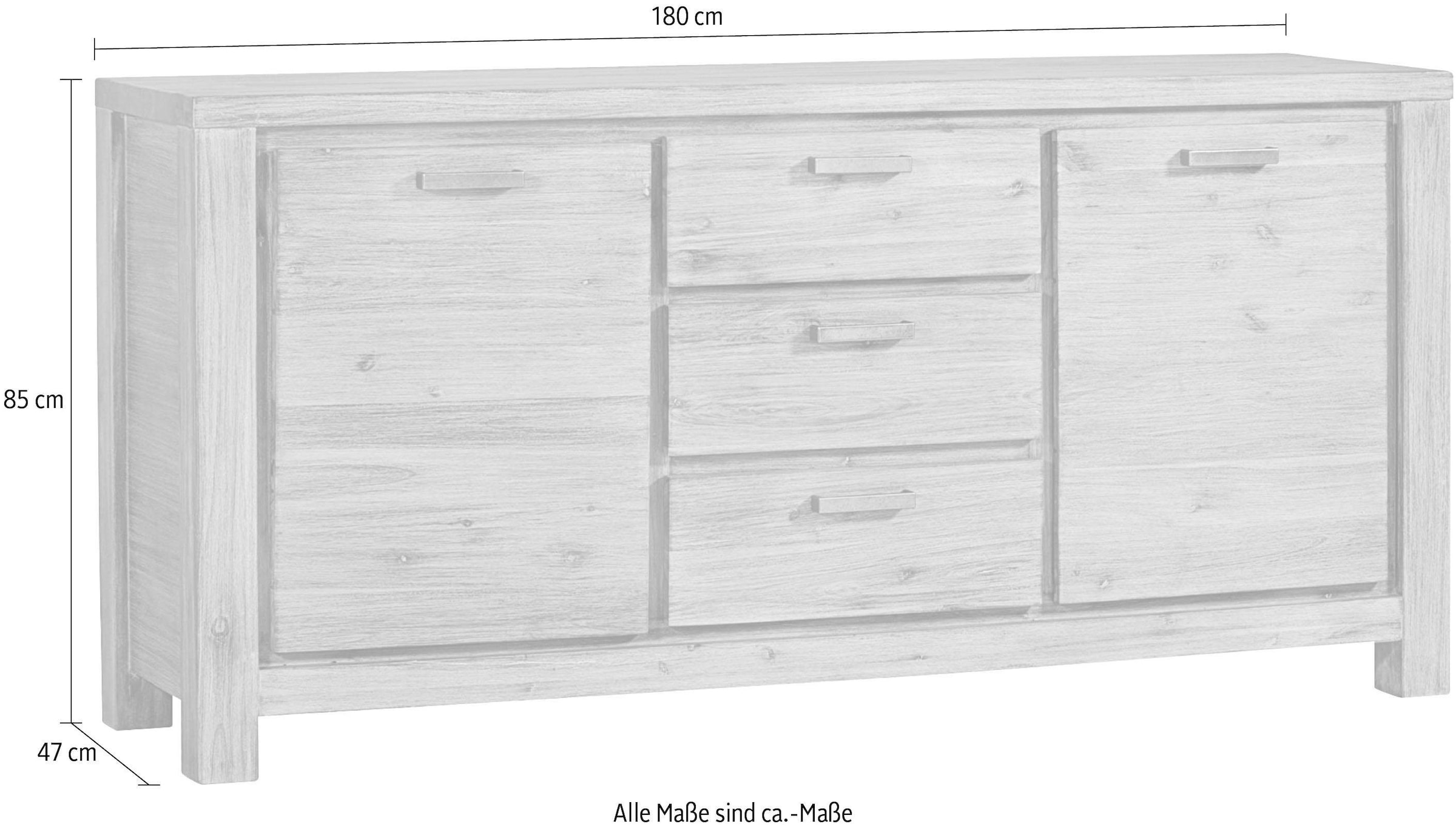 Gutmann Factory Sideboard »Tunis«, Kommode, Breite 180 cm