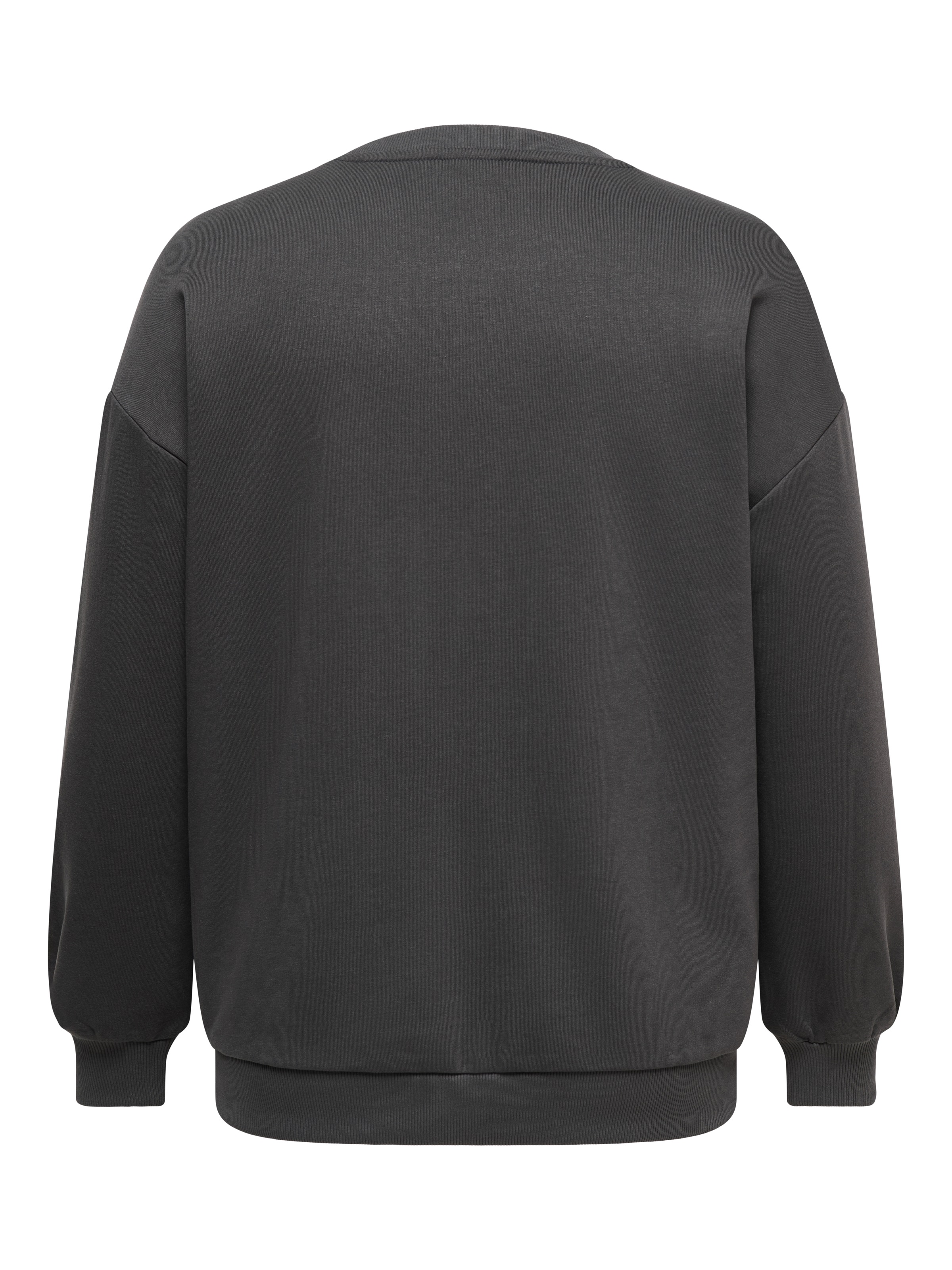 ONLY CARMAKOMA Sweatshirt »CARTAMMIE L/S LEO PRINT O-NECK SWT JRS«, Baumwollmischung
