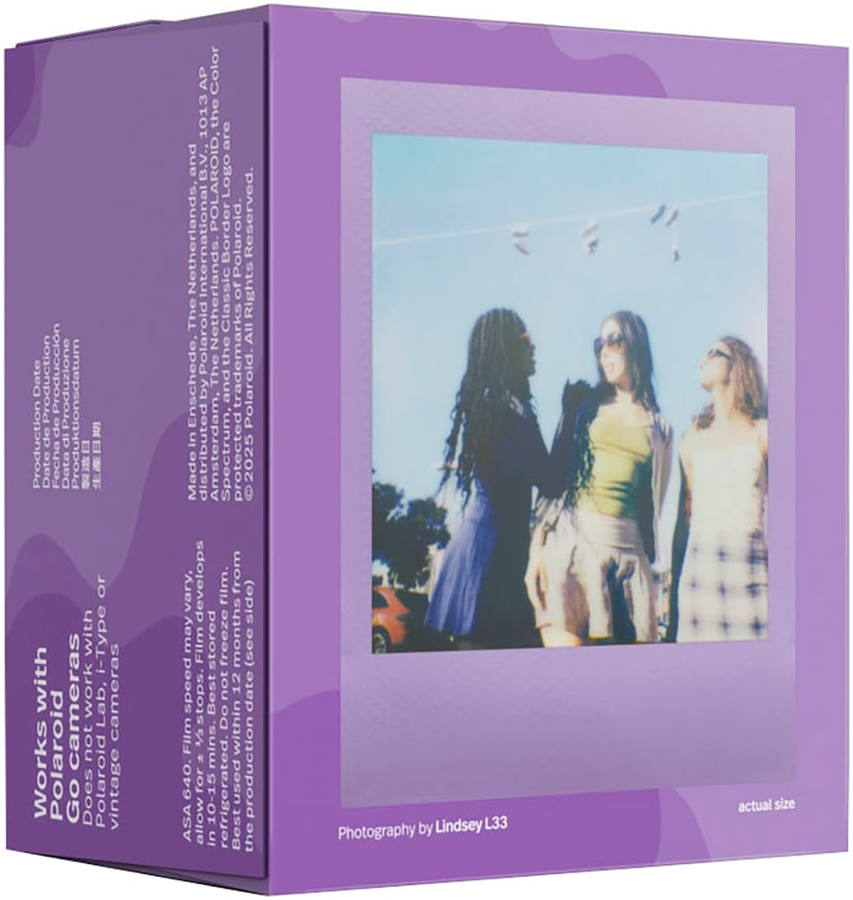 Polaroid Fotopapier »Go Film Pack 2x8 Purple Haze Frame«, 6,66 x 5,39