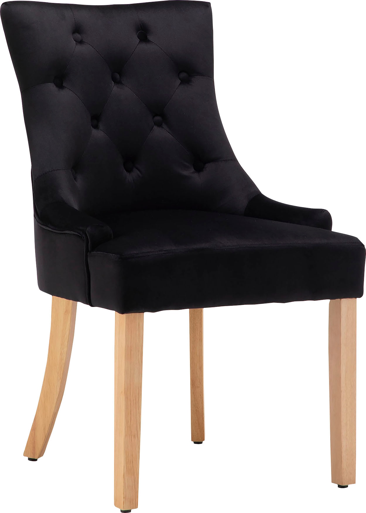 Leonique 4-Fußstuhl »Doncaster« (Set) 2 Stk.mit Knopfheftung im Rücken günstig online kaufen