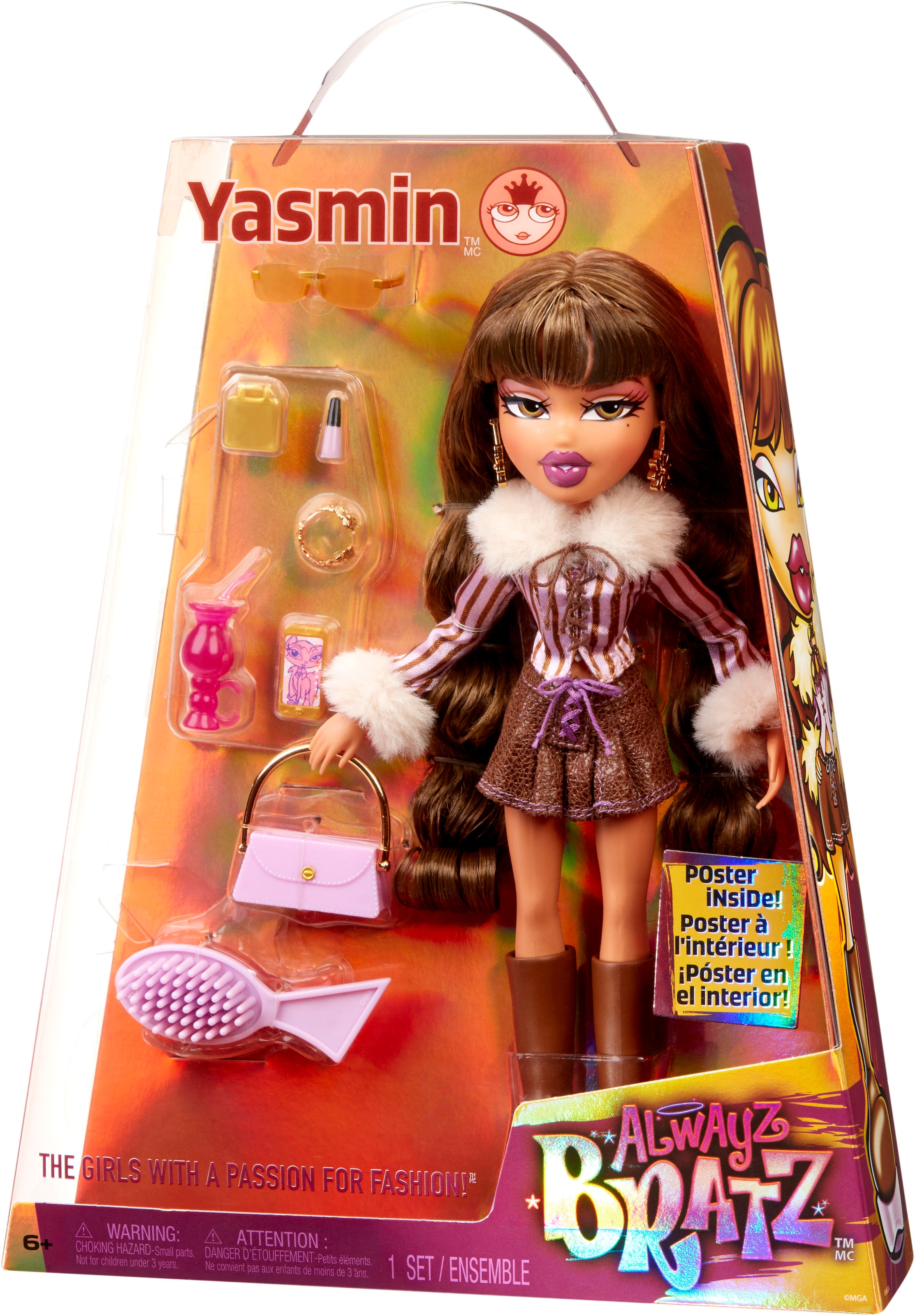 Anziehpuppe »Bratz, Alwayz Bratz Doll - Yasmin«, inklusive Poster