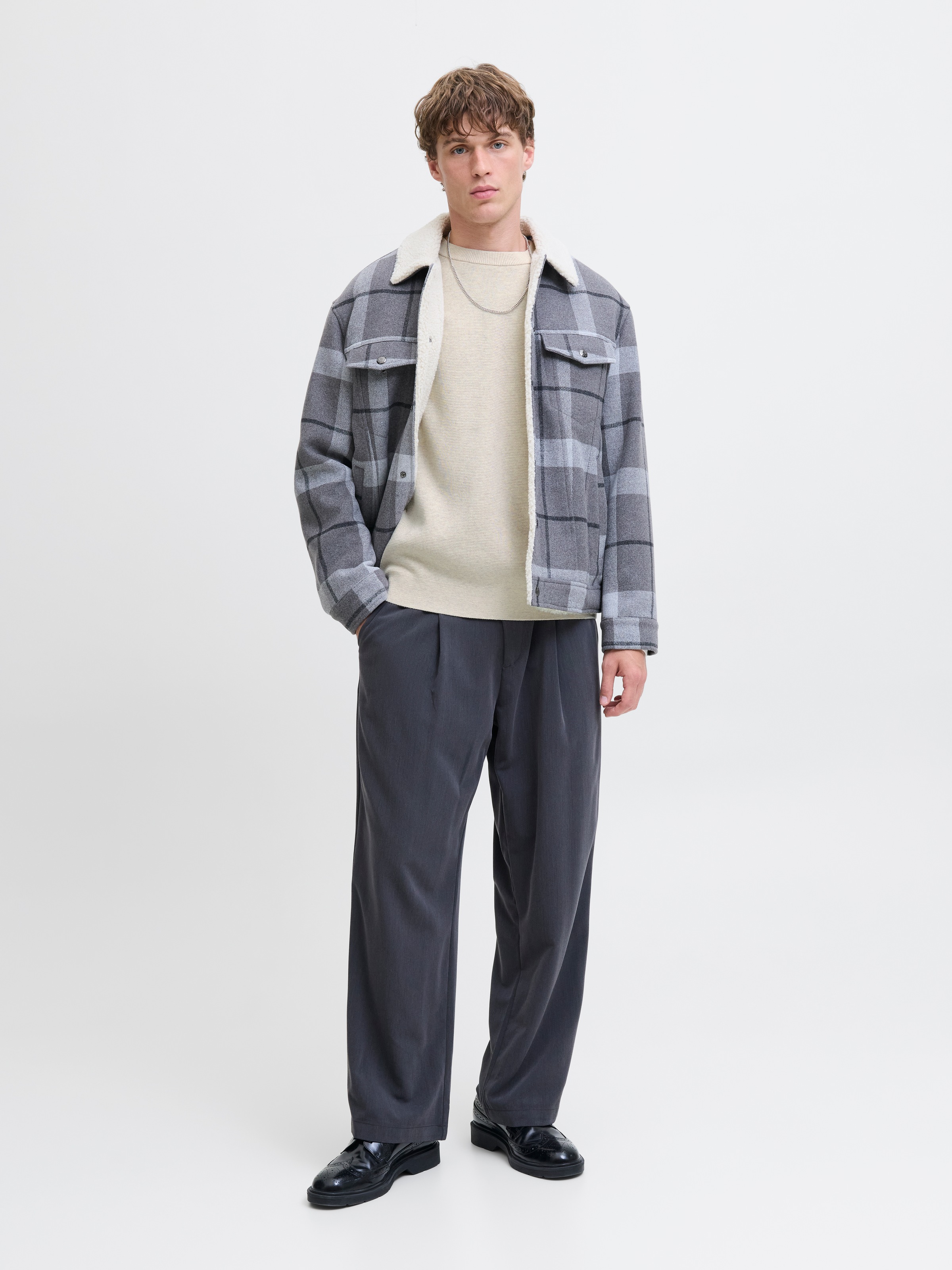 Jack & Jones Strickpullover »JPRBLAMILANO STITCH KNIT CREW NECK SN«