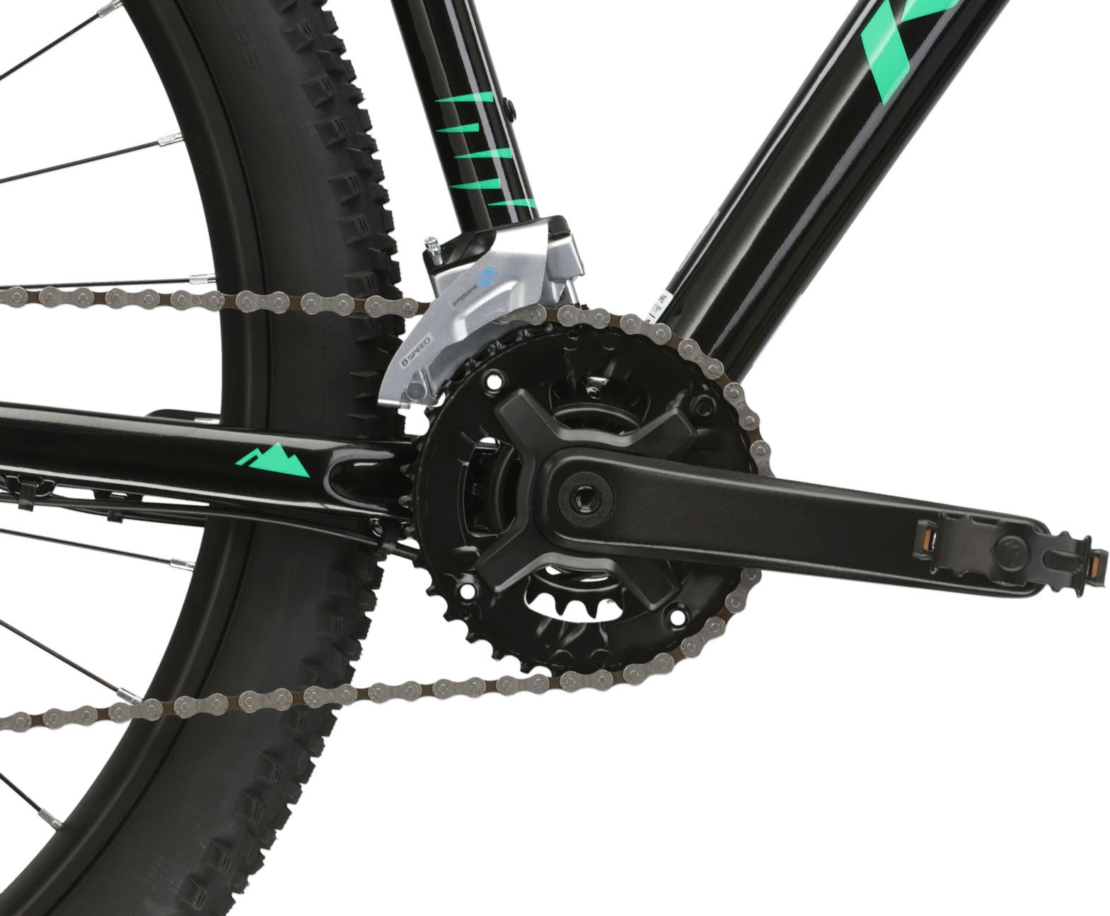 Kross Mountainbike »Hardtail Level 1.0«, 16 Gang, Shimano, ACERA M3020 Schaltwerk, Kettenschaltung