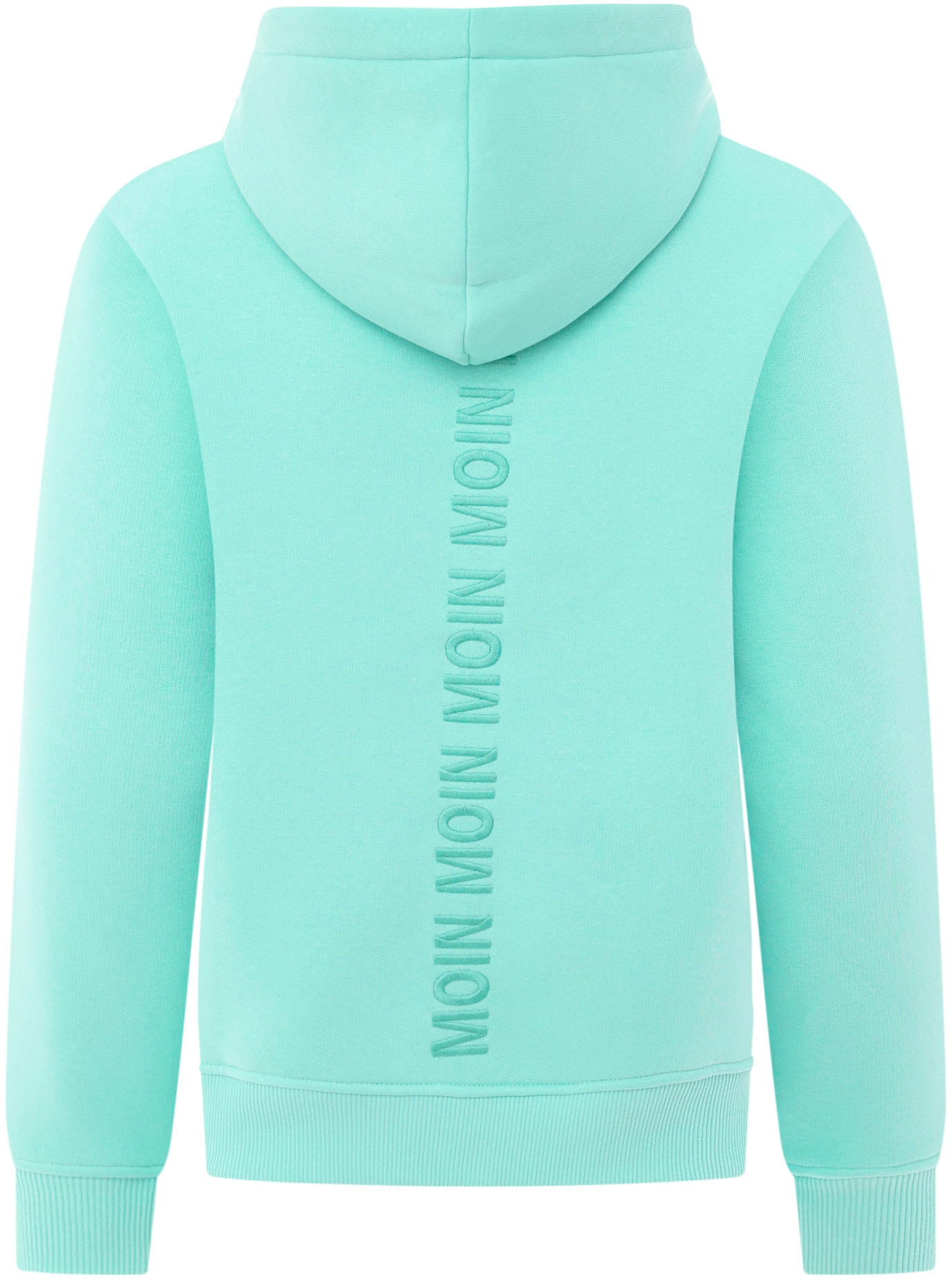 Zwillingsherz Sweatshirt »"Moin"« mit Paillettenanker und gesticktem Schriftzug