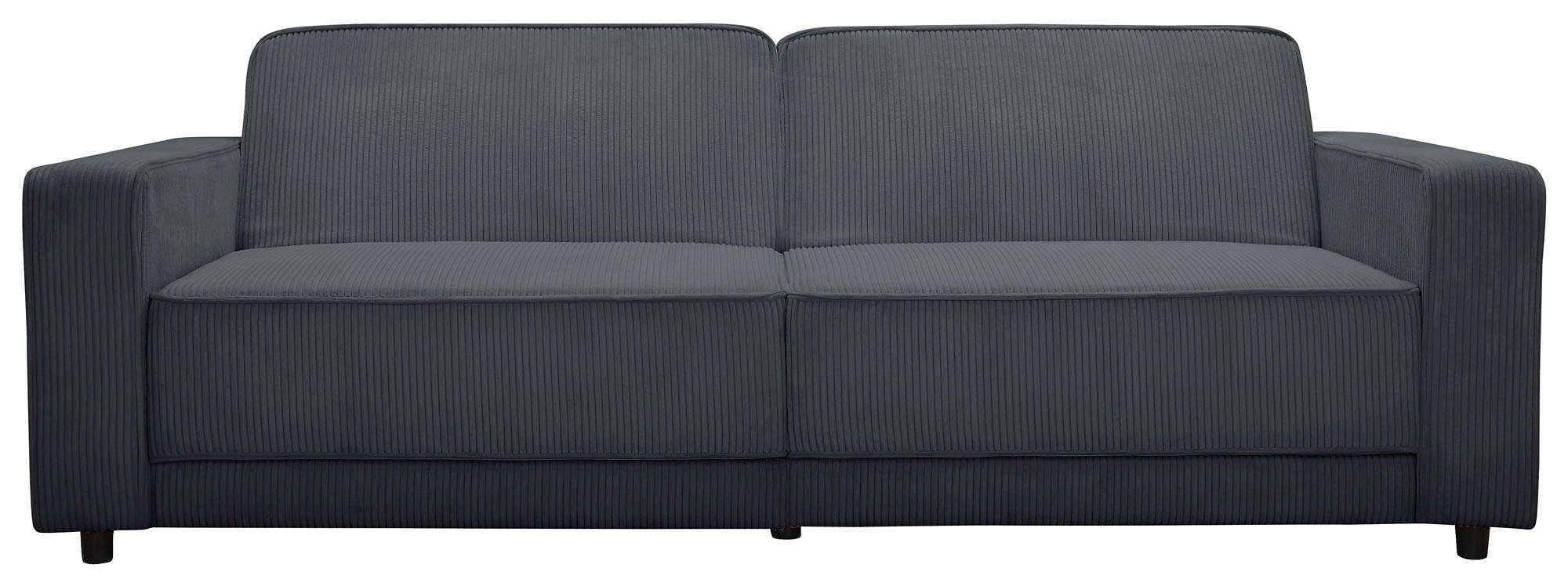 Dorel Home 3-Sitzer »Allie Schlafsofa 225 cm«, Bett-Funktion (108/190cm), trendiger Cord o. pflegeleichter Velours