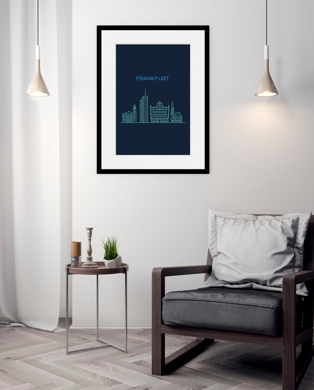 queence Bild »Frankfurt Sightseeing«, Städte-Stadt-Deutschland-Gebäude-Schr günstig online kaufen