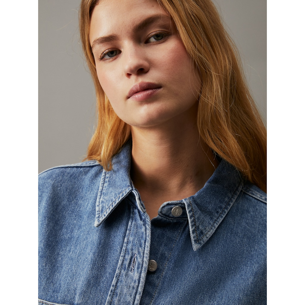 Calvin Klein Jeans Jeanskleid »BOXY BELTED SHIRT DRESS«