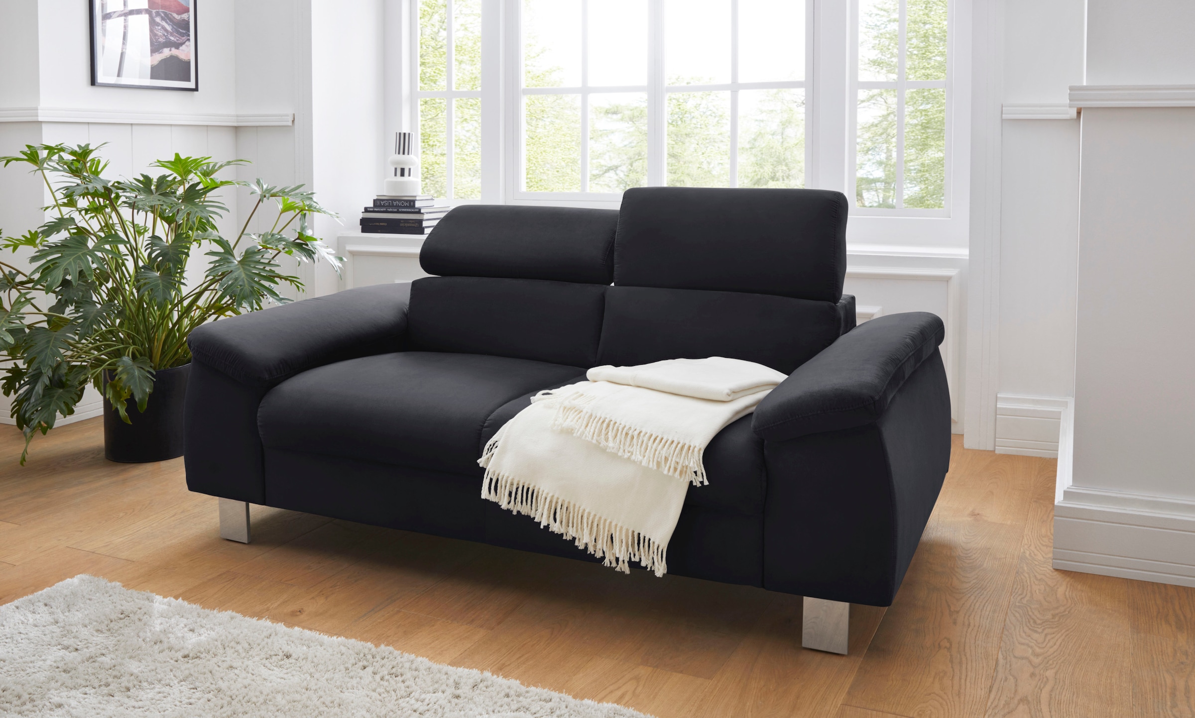 COTTA 2-Sitzer »Komaris, B: 177 cm« mit Kopfteilverstellung