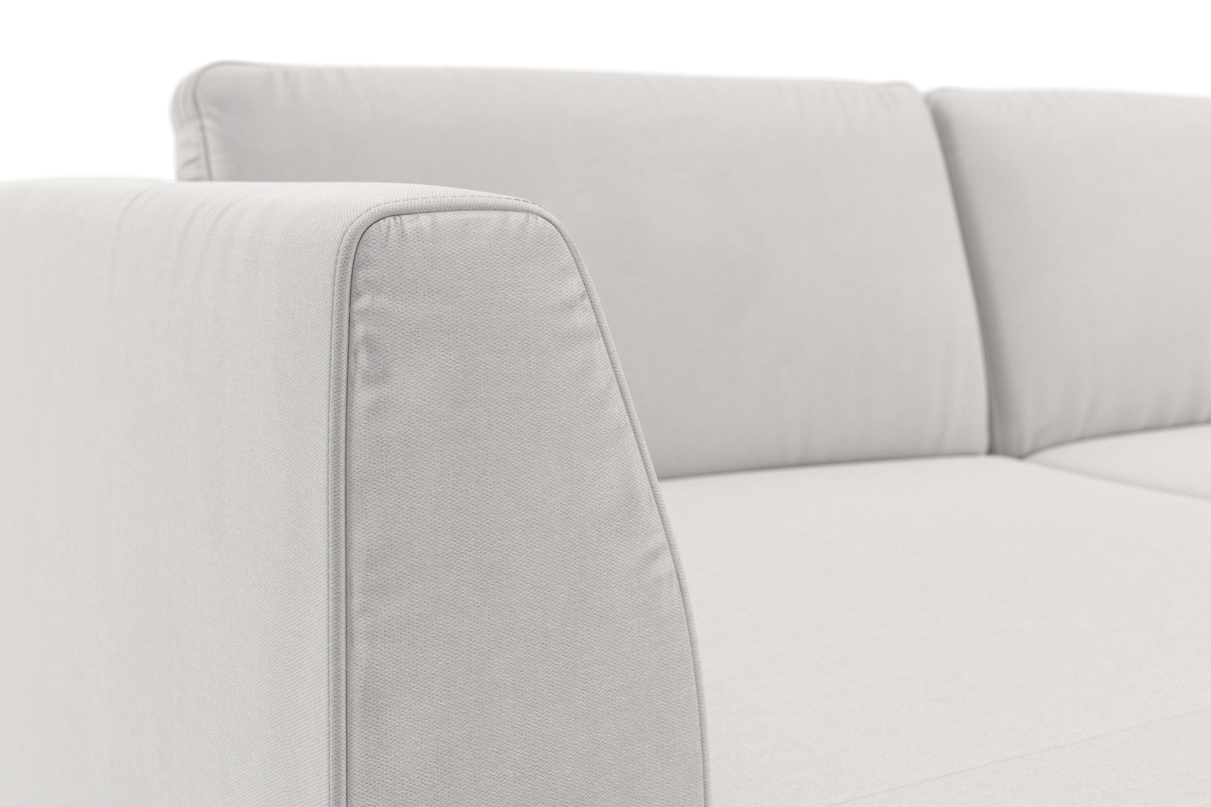 sit&more Wohnlandschaft »Olsen U-Form«, inklusive Sitztiefenverstellung, wahlweise mit Bettfunktion, 15cm hoch