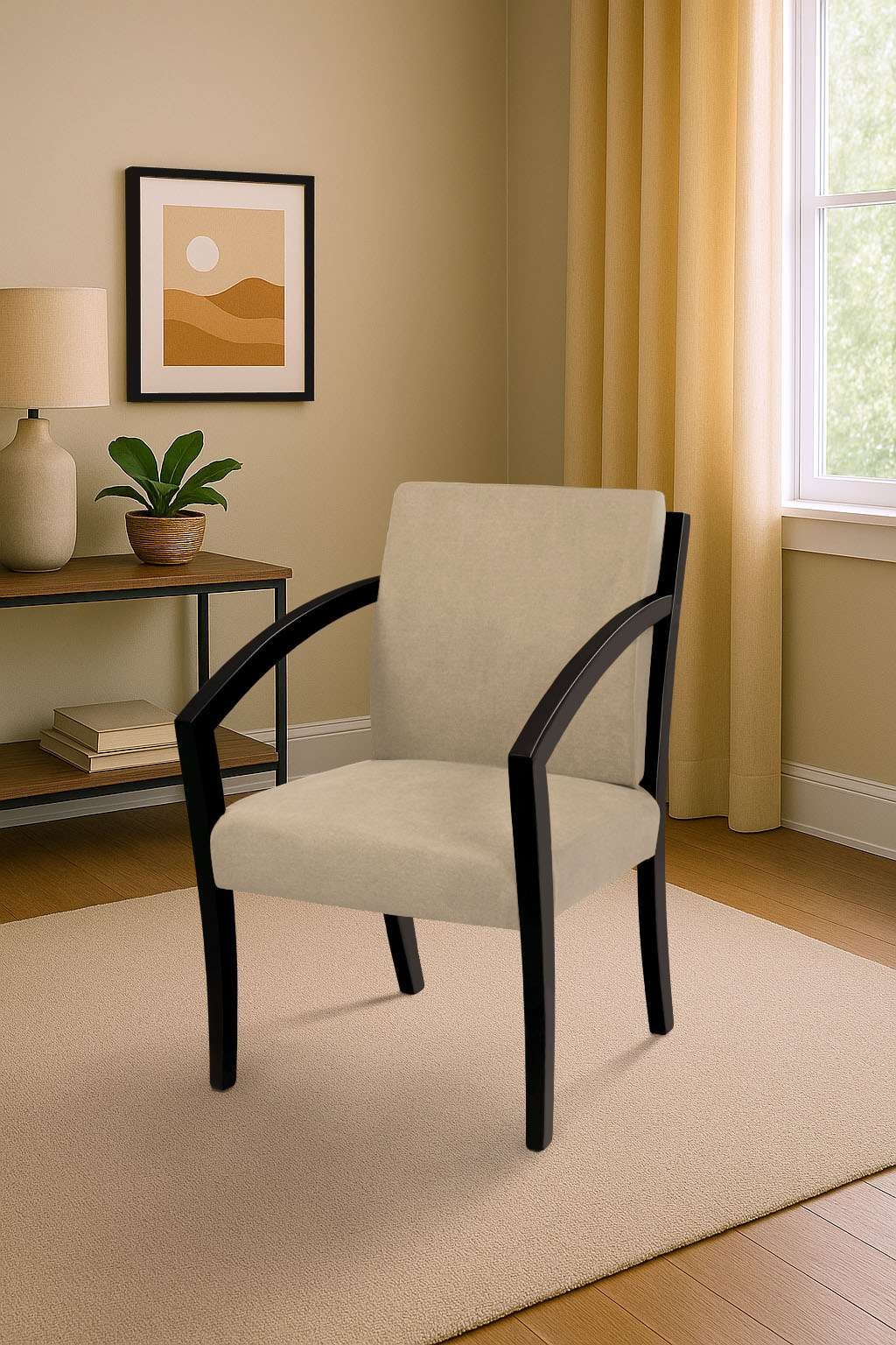 Home affaire Esszimmerstuhl »G98 George Armlehnstuhl, Sessel, Loungesessel, Stuhl, Made in Italy« () 1 Stk.Extra-confort, Fleckenabweisendes Gewebe, Massivholz