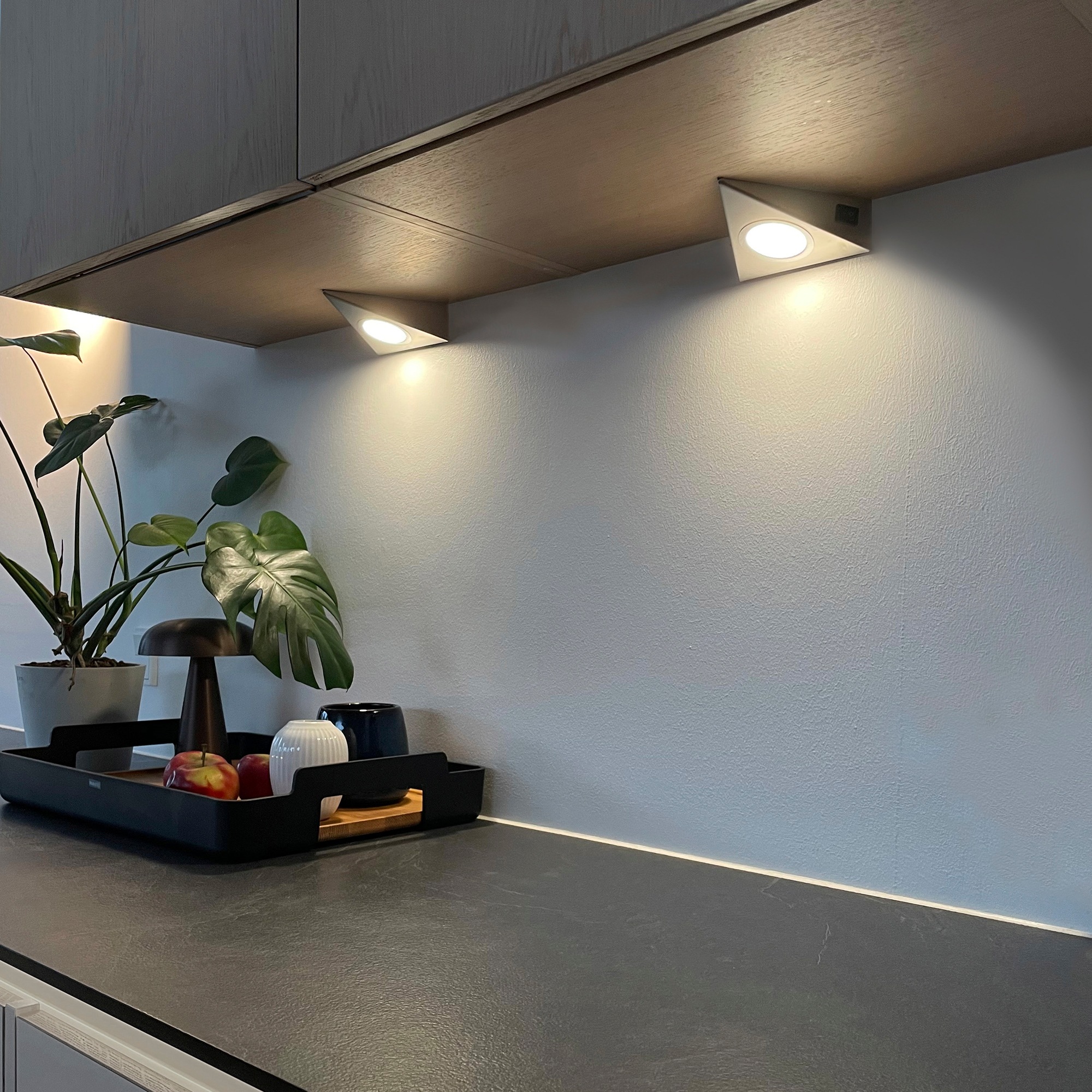Loevschall LED Unterbauleuchte »Emerald 3-kit, LED Unterbauleuchte, Deckenl günstig online kaufen